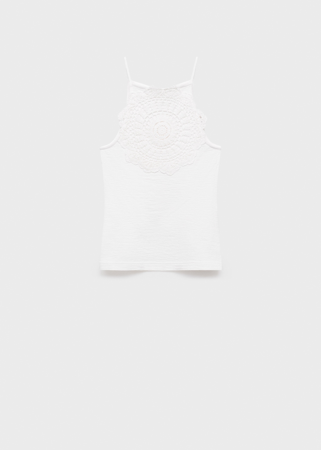 Crochet appliqu top - image 2