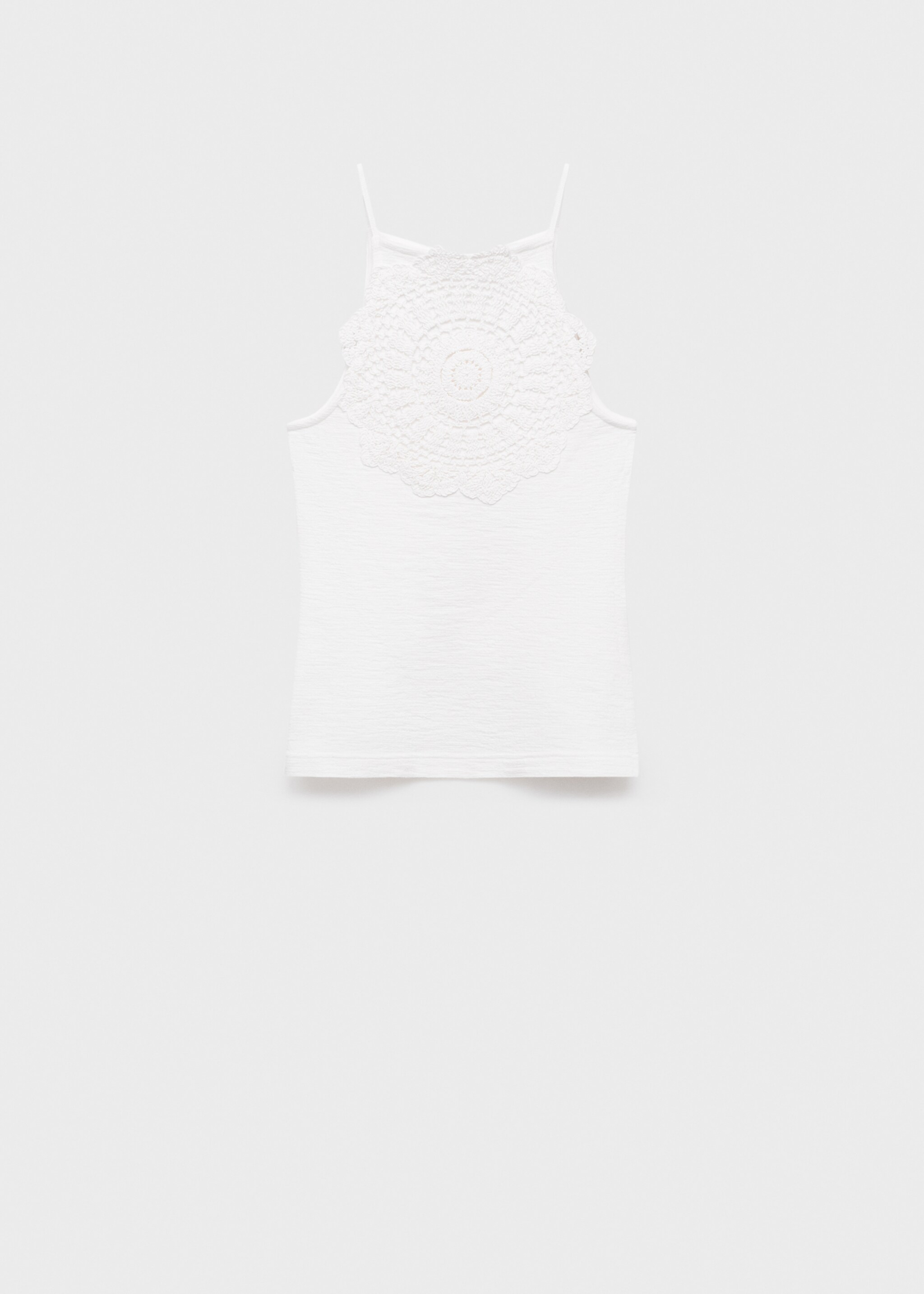 Crochet appliqué top - Article without model
