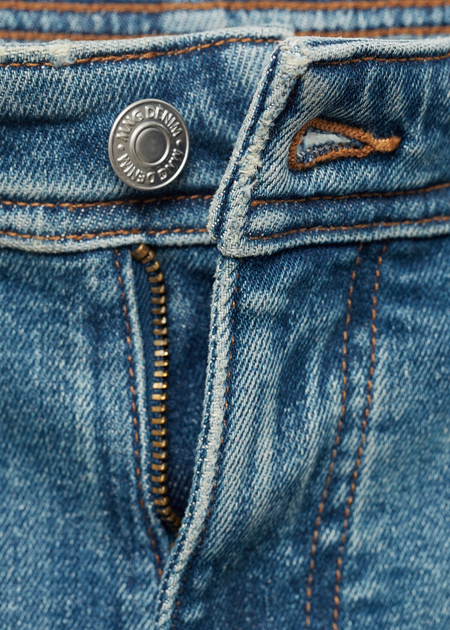 Slim Fit-Jeans Jan im Used-Look mit mittlerer Waschung - Detail des Artikels 8