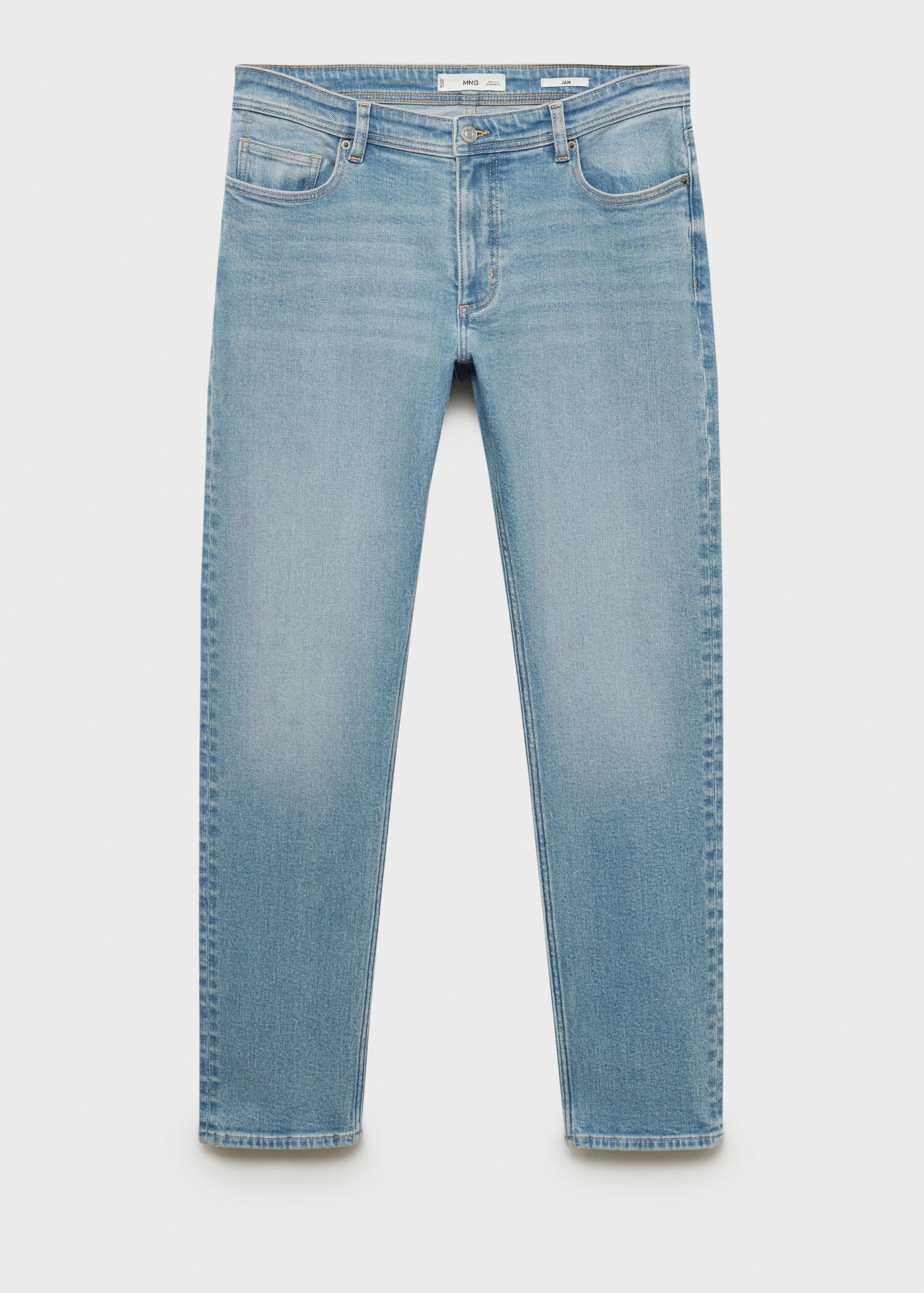 Jeans Jan slim fit efecto desgastado - Artículo sin modelo