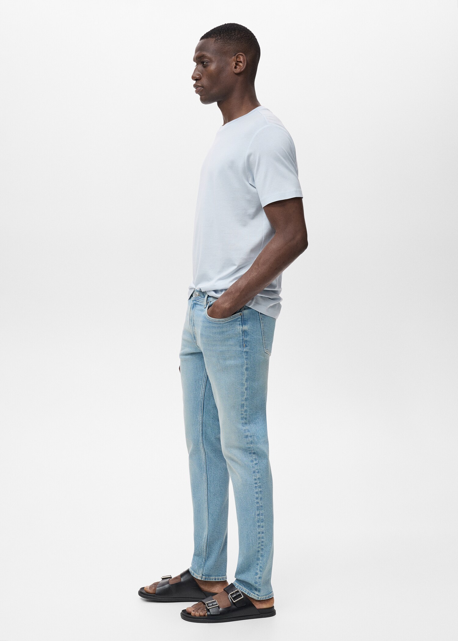 Jeans Jan slim fit efecto desgastado - Detalle del artículo 2