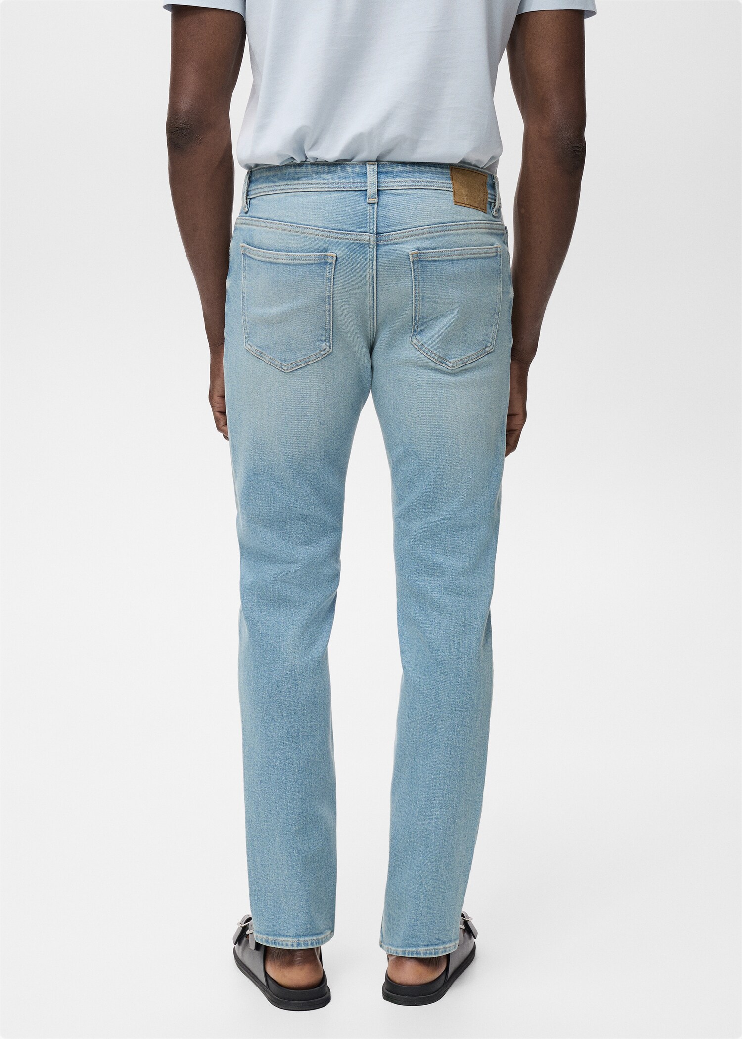 Slim-Fit-Jeans Jan im Used-Look - Rückseite des Artikels