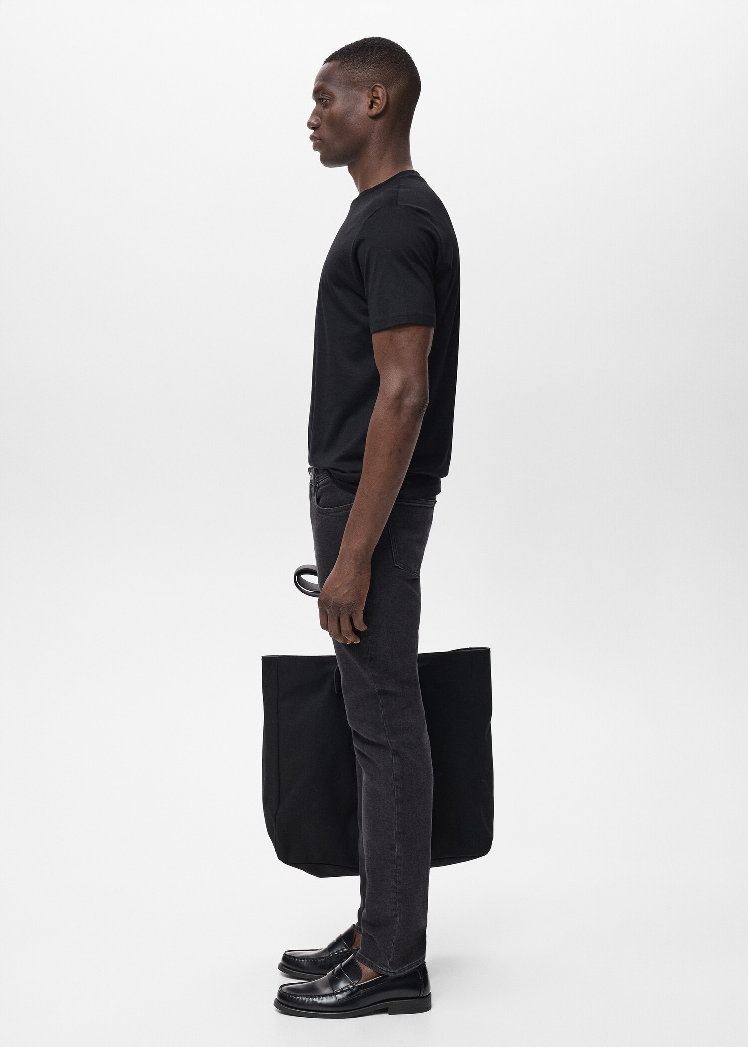 Schwarze Slim Fit Jeans Jan - Detail des Artikels 2
