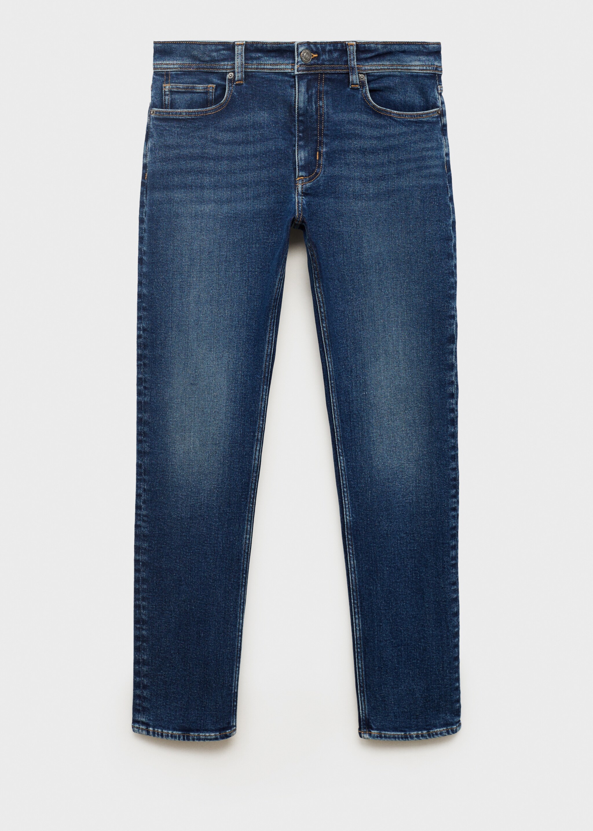 Jan slim-fit faded dark-wash jeans - Article without model