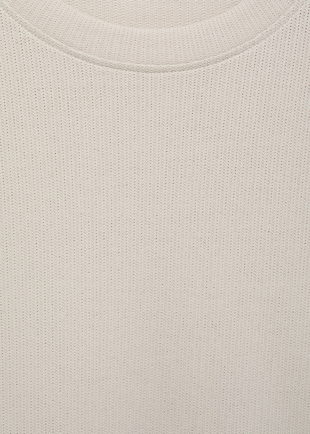Cotton fine-knit t-shirt