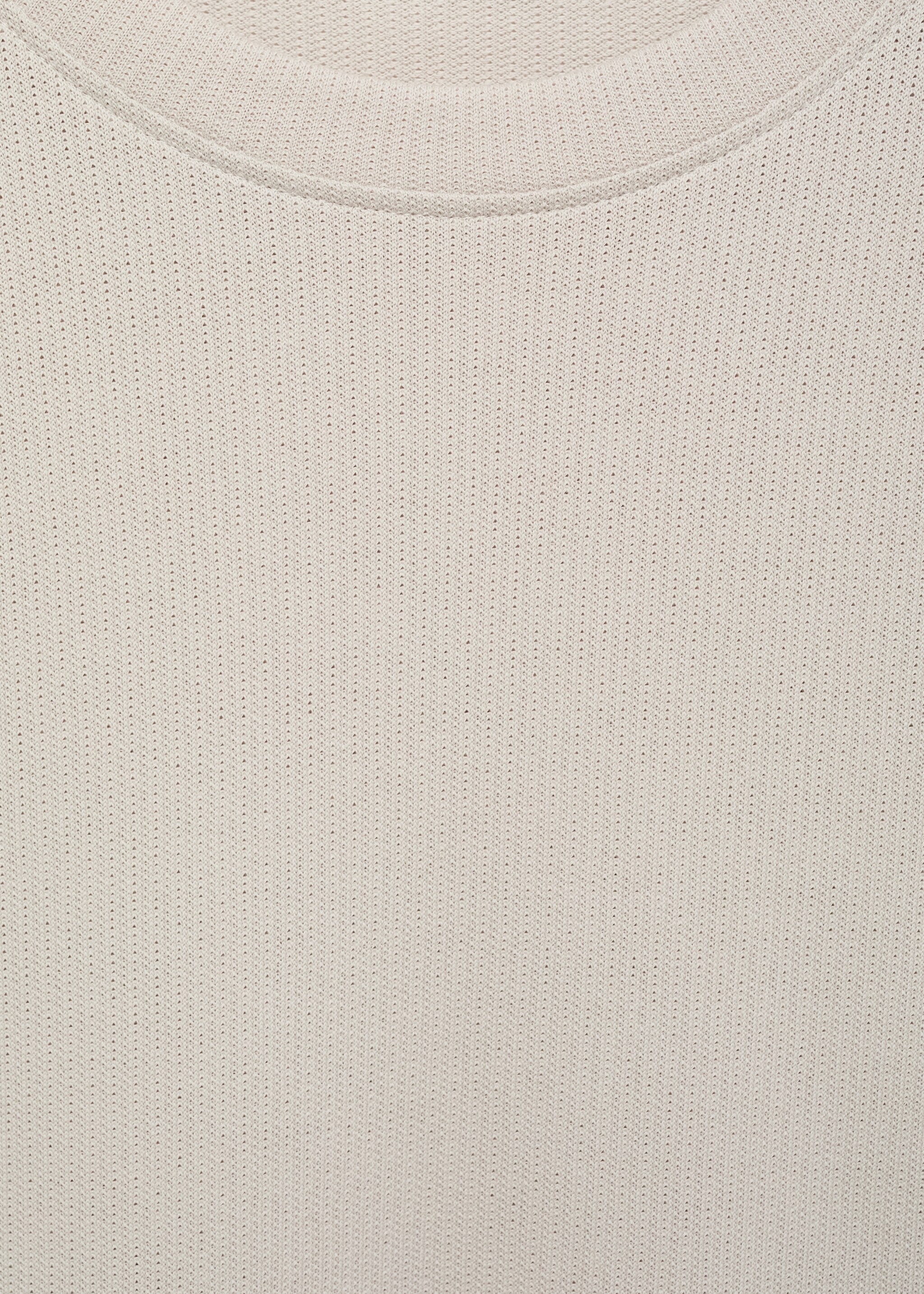 Cotton fine-knit t-shirt - Details of the article 8