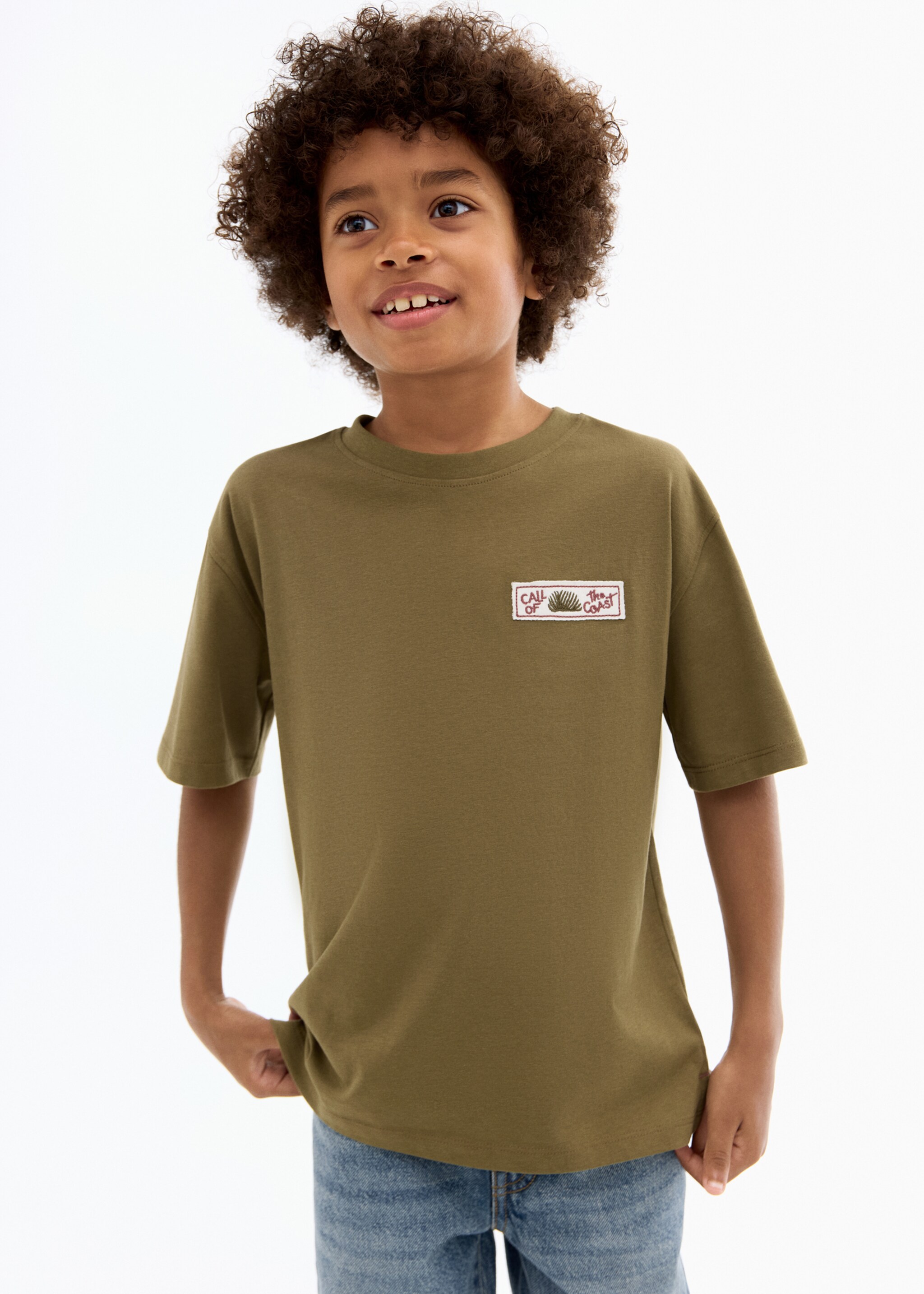 Short-sleeved printed t-shirt - Medium plane