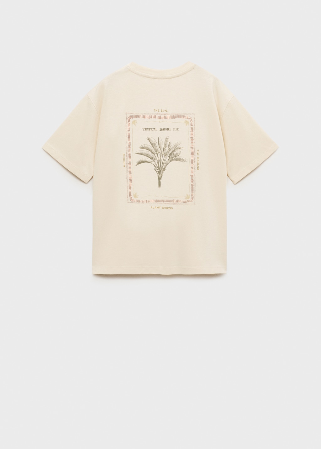 Tropical print T-shirt