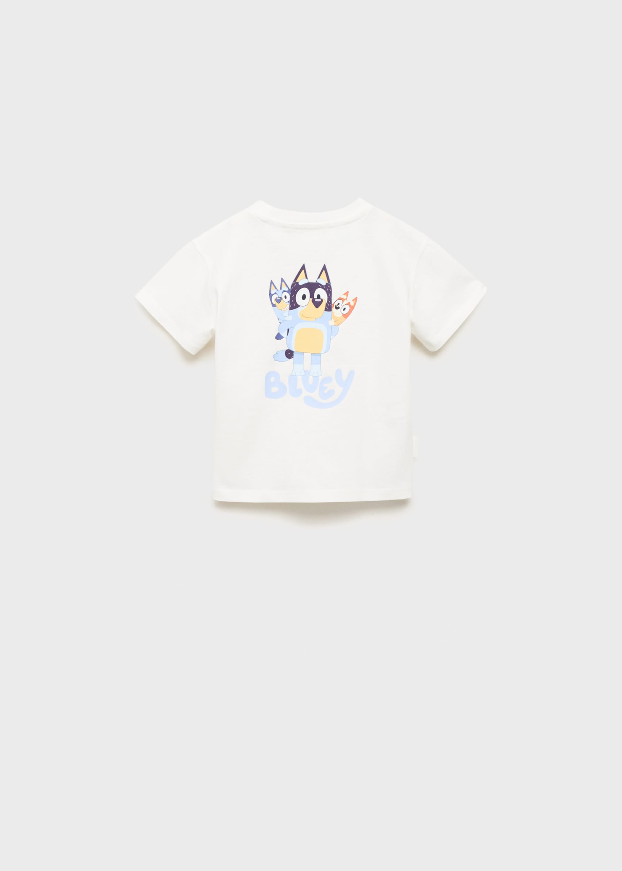 Bluey printed t-shirt - Reverse of the article