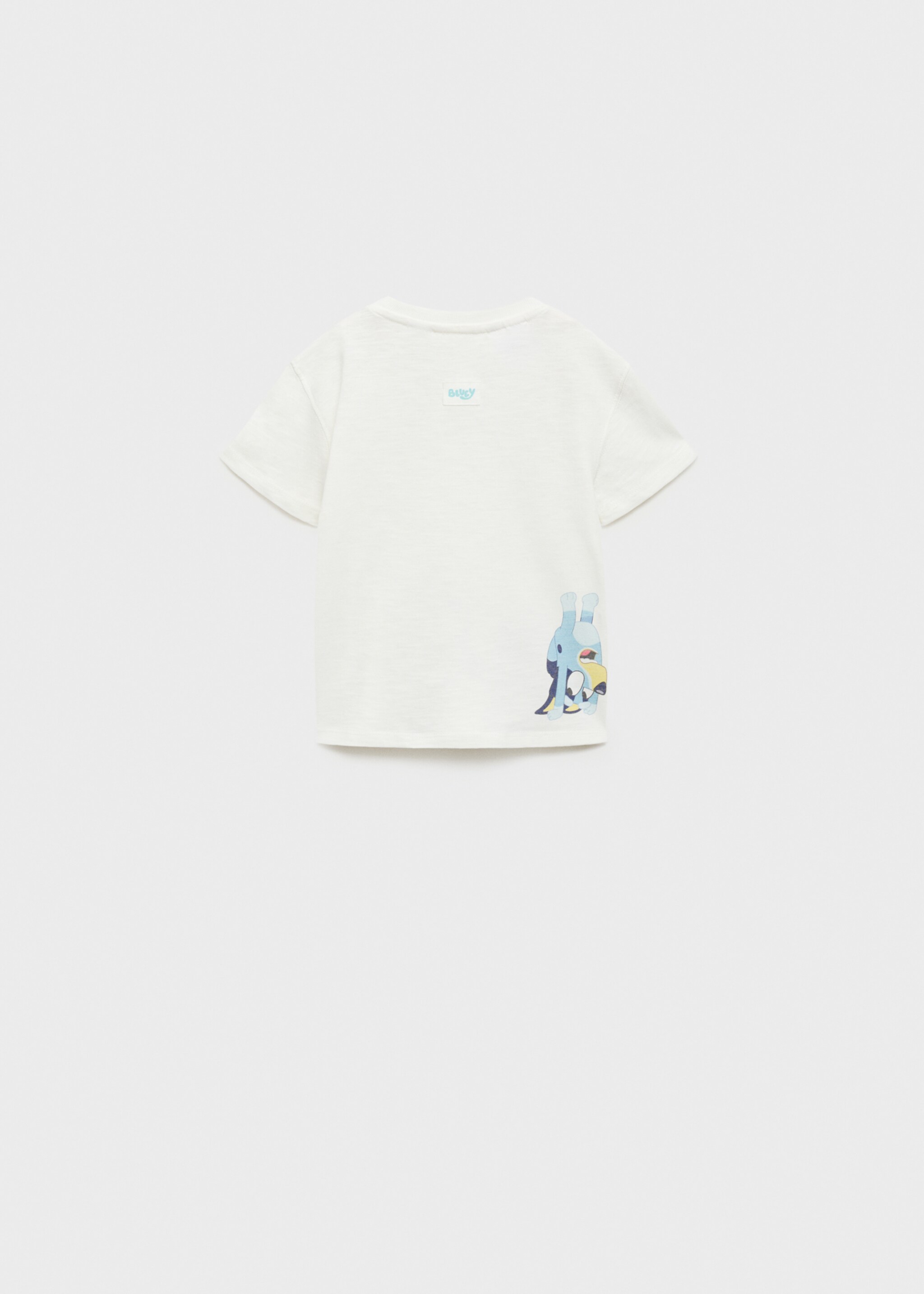 Bluey printed t-shirt - Reverse of the article