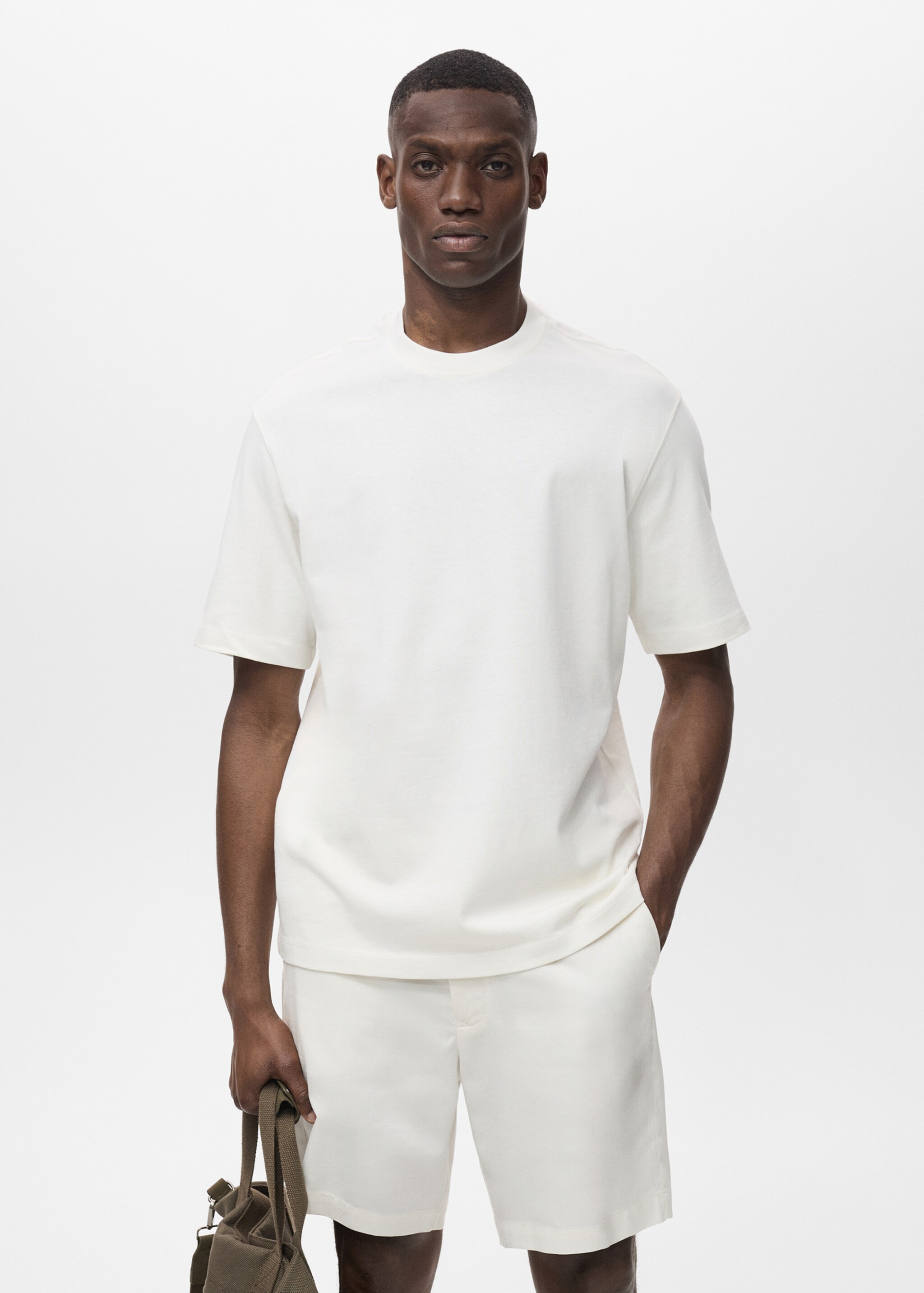 100% cotton relaxed-fit t-shirt - Medium plane