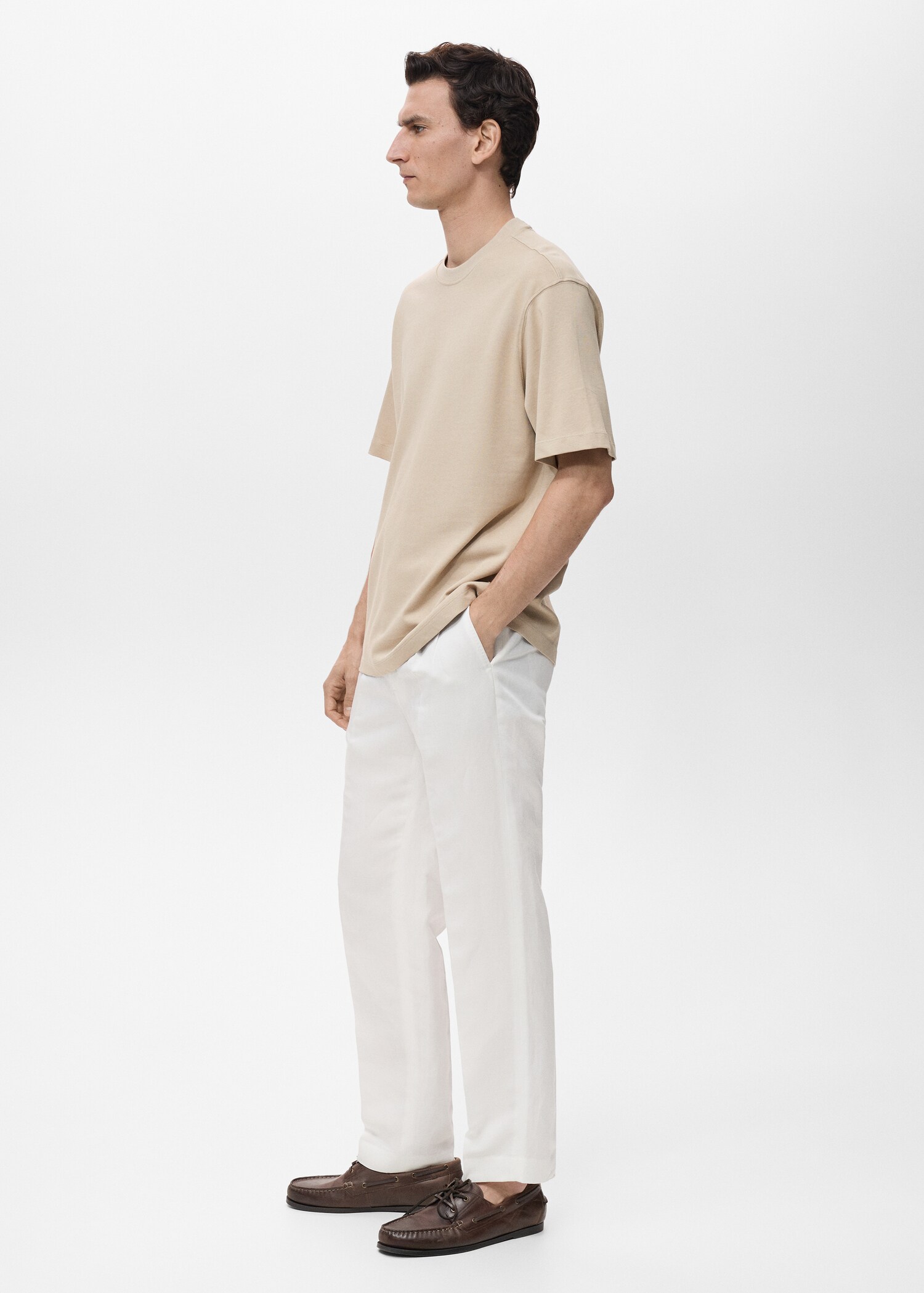 Tricou din bumbac 100 % relaxed fit - Detaliu al articolului 2