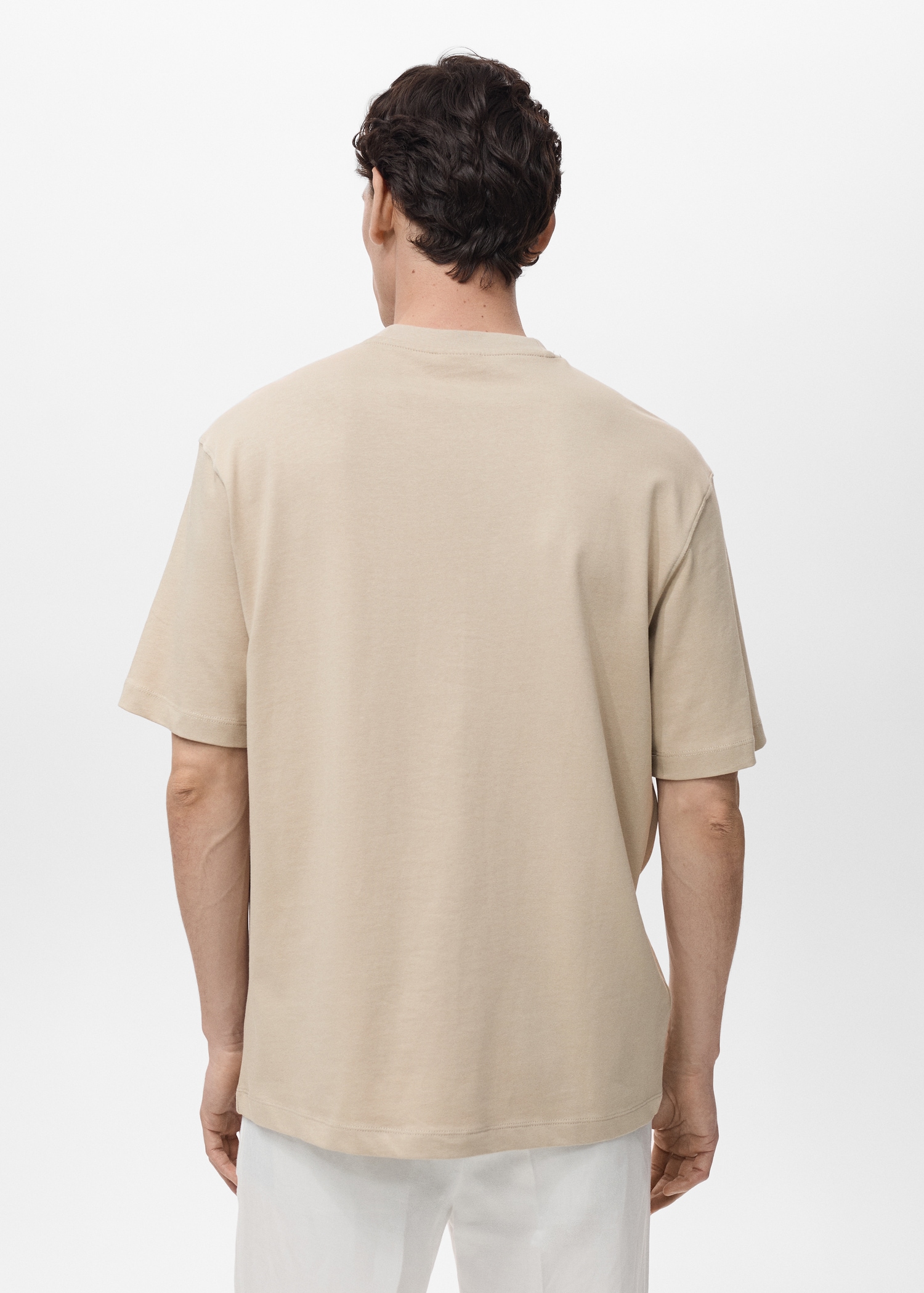 Tricou din bumbac 100 % relaxed fit - Spatele articolului