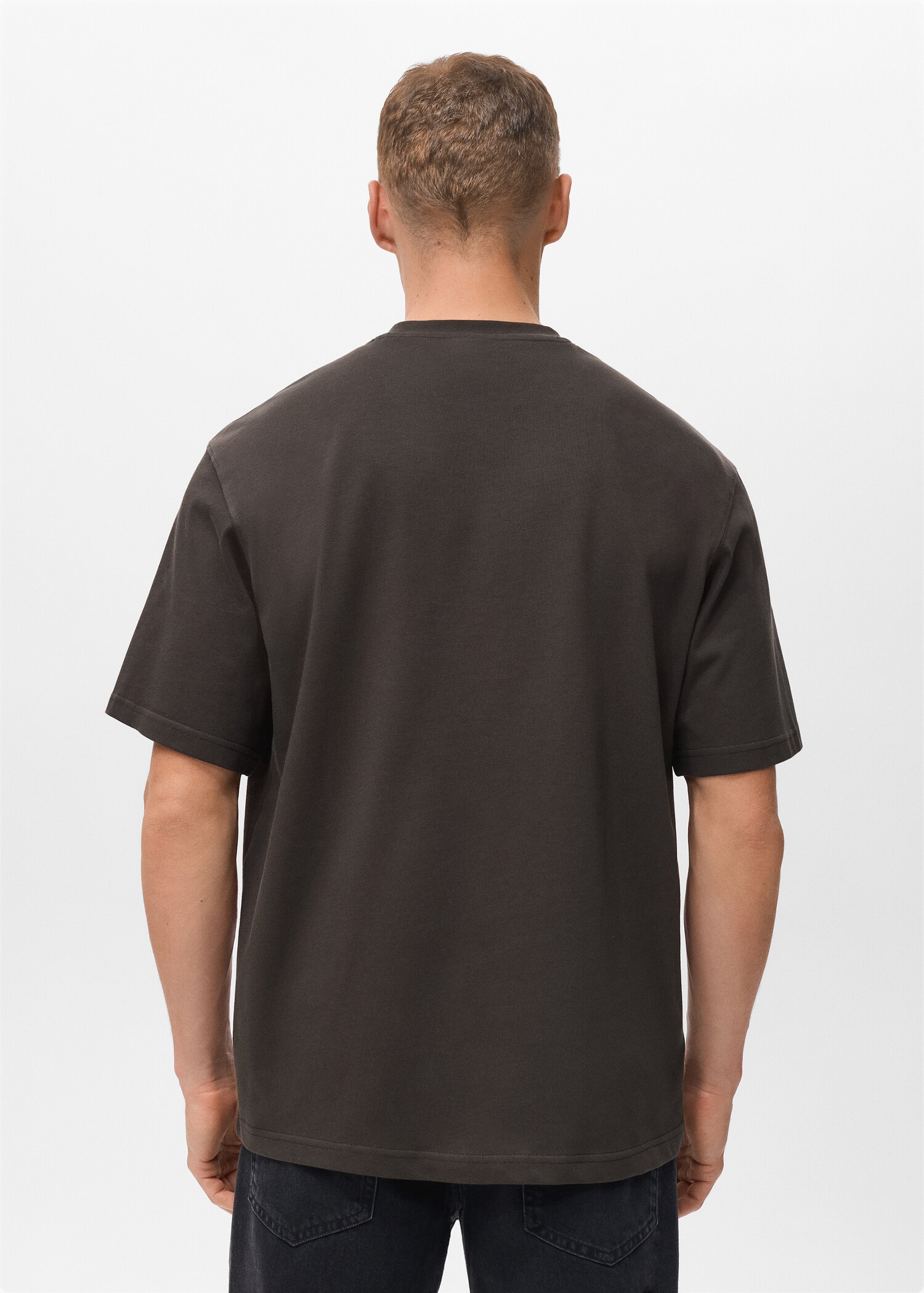 Relaxed Fit-T-Shirt aus 100 % Baumwolle - Rückseite des Artikels