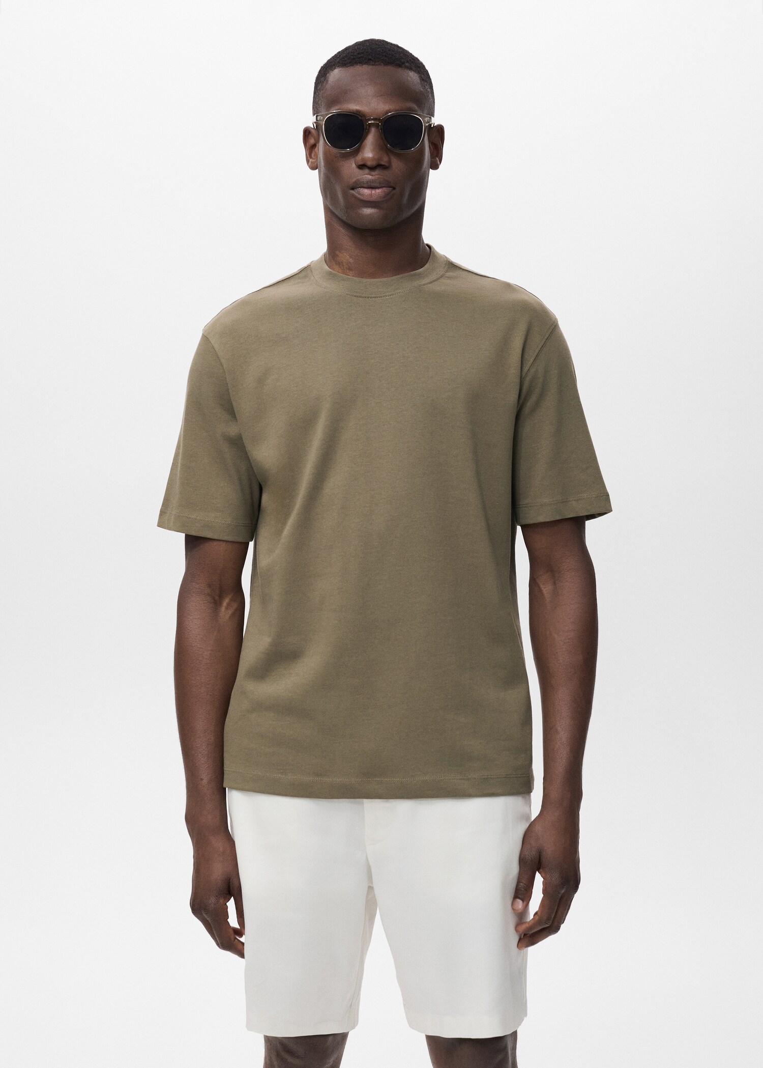 100% cotton relaxed-fit t-shirt - Medium plane