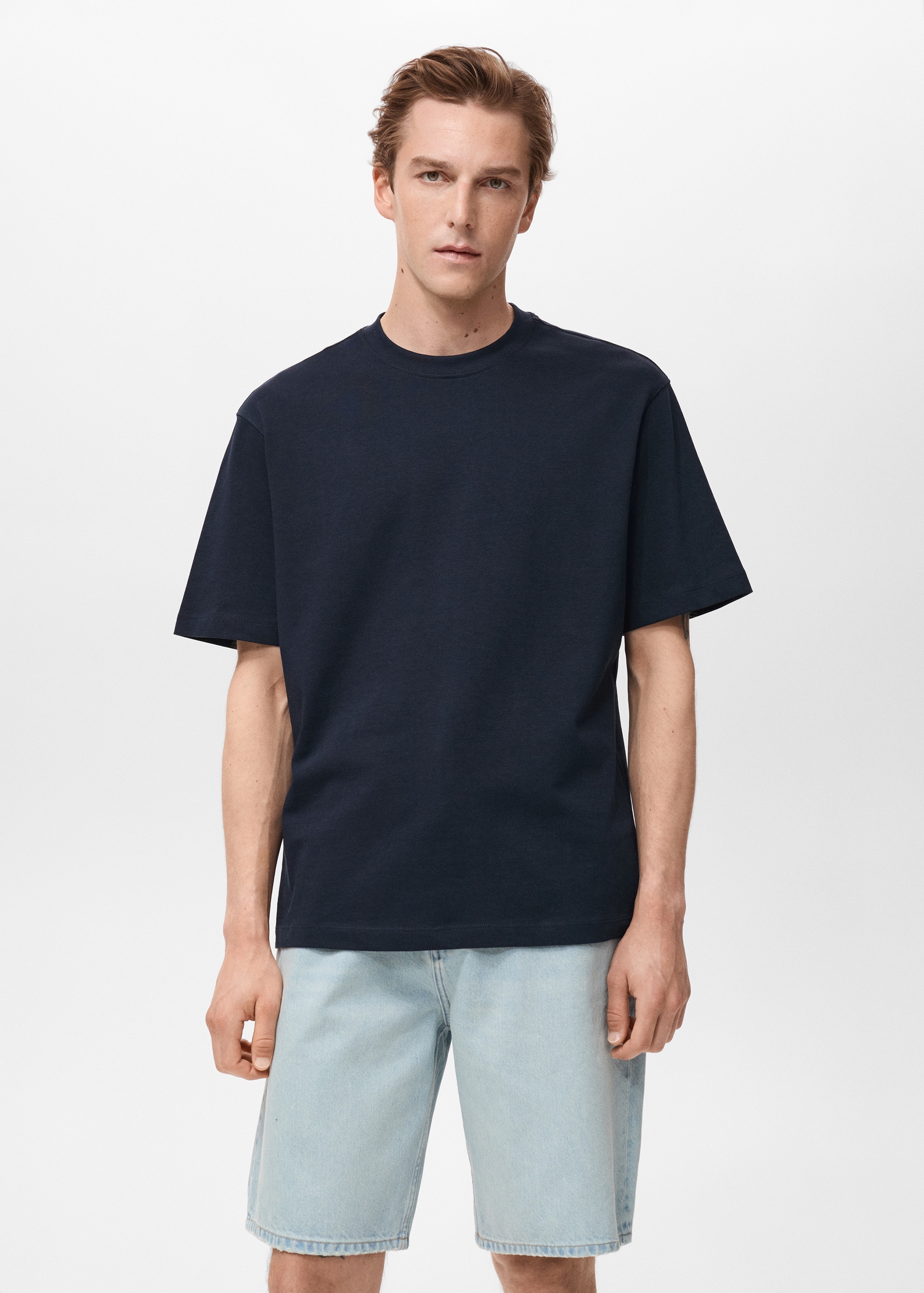 100% cotton relaxed-fit t-shirt - Medium plane