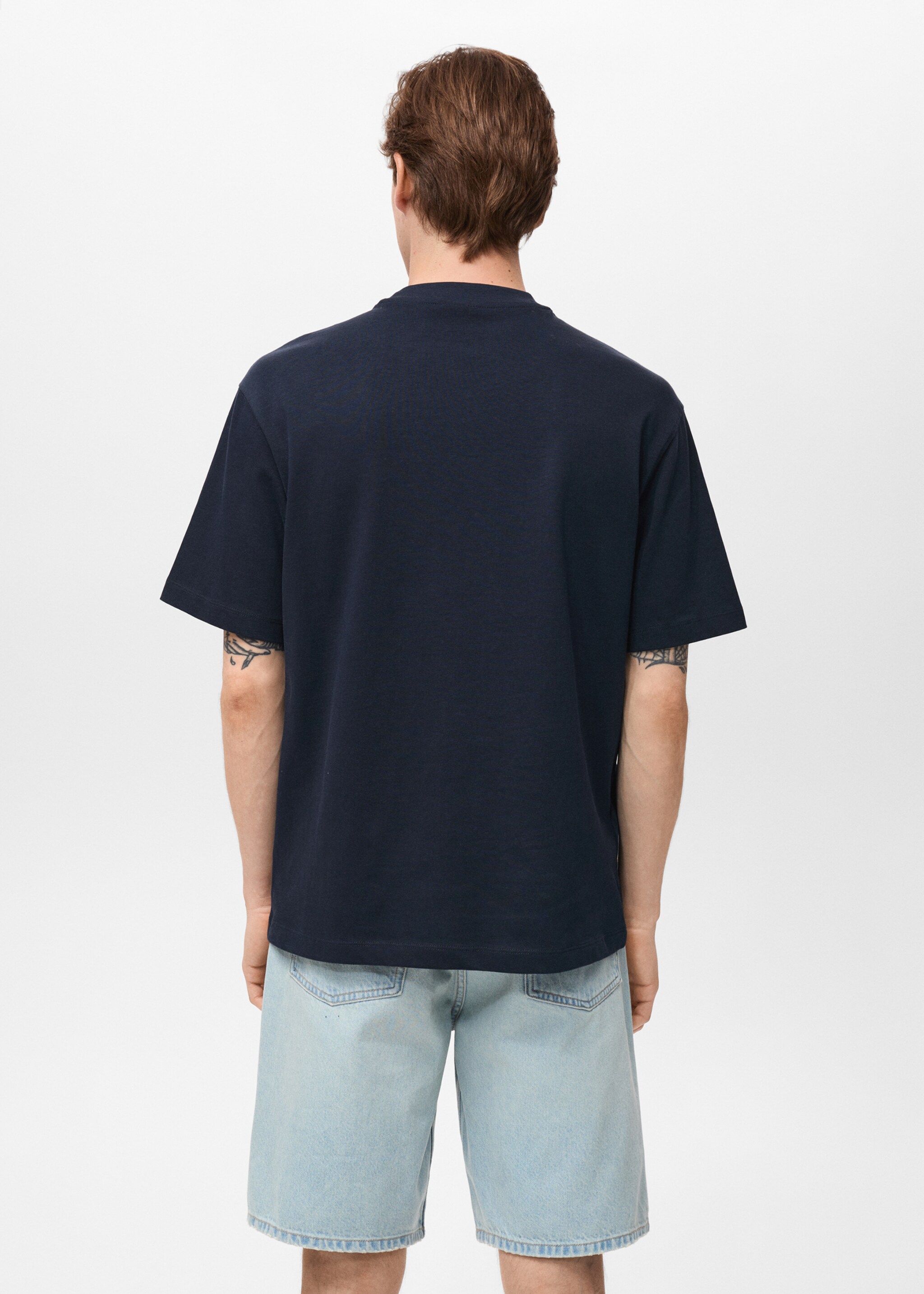 T-shirt 100 % coton relaxed-fit - Verso de l’article