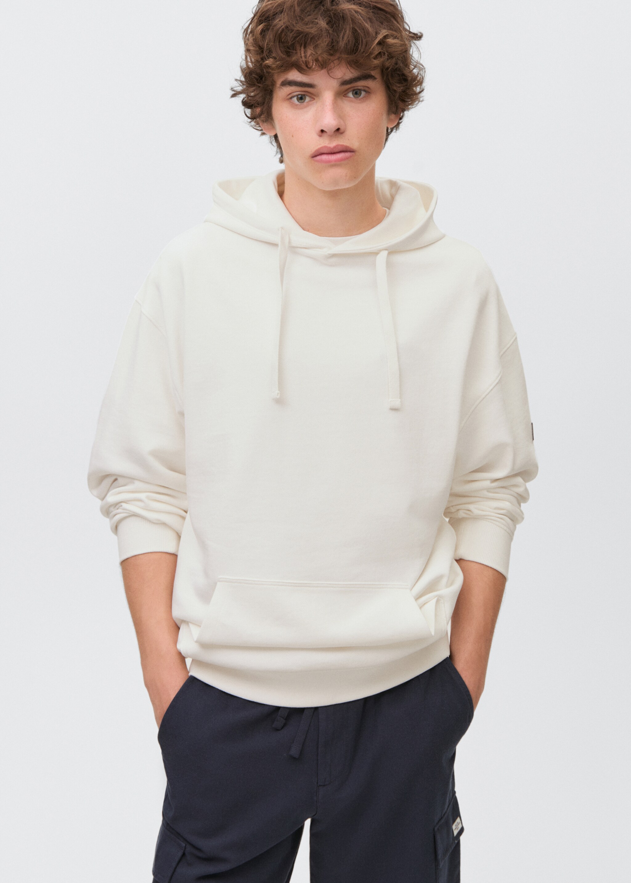 Baumwoll-Hoodie - Mittlere Ansicht