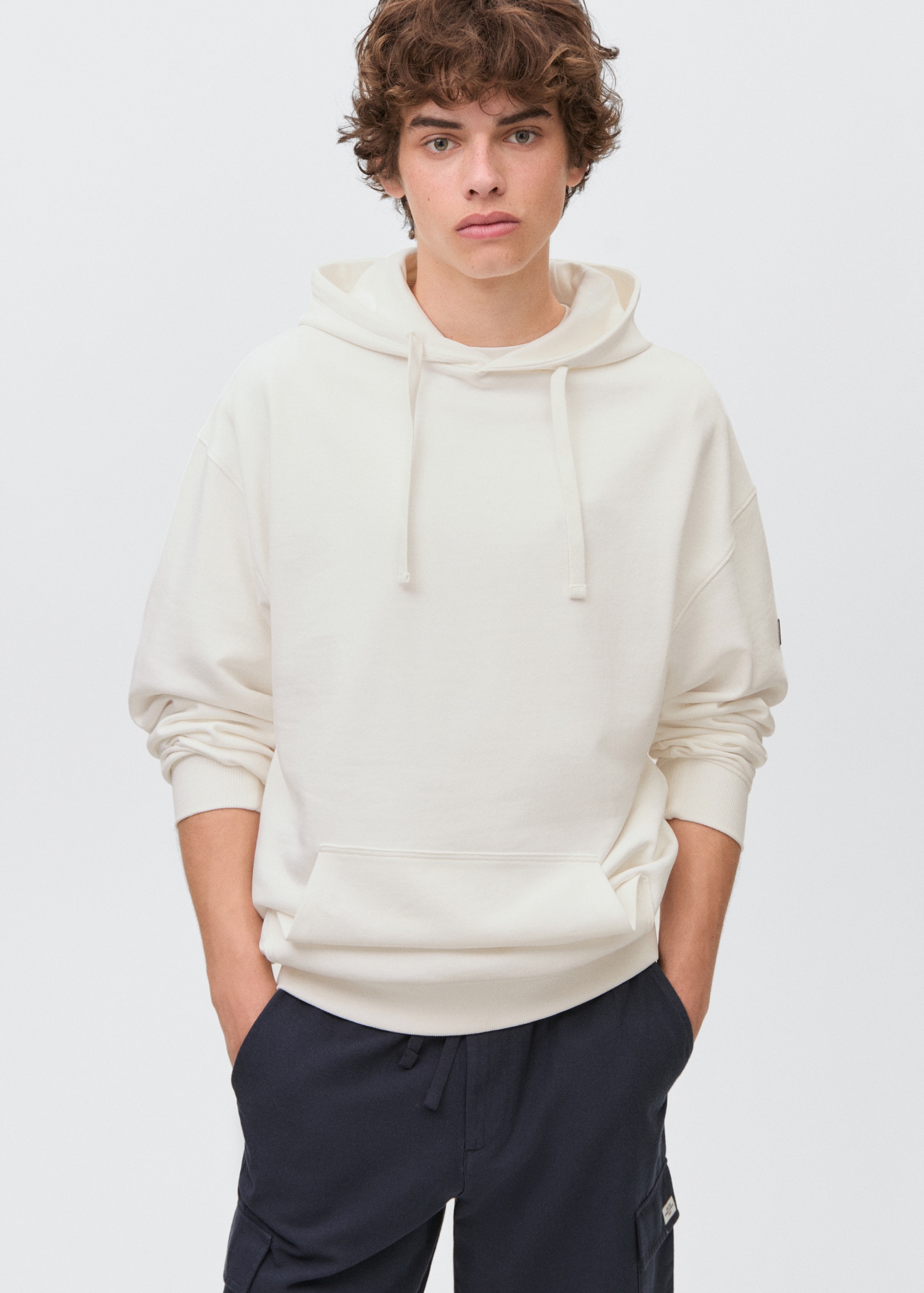 Baumwoll-Hoodie - Mittlere Ansicht