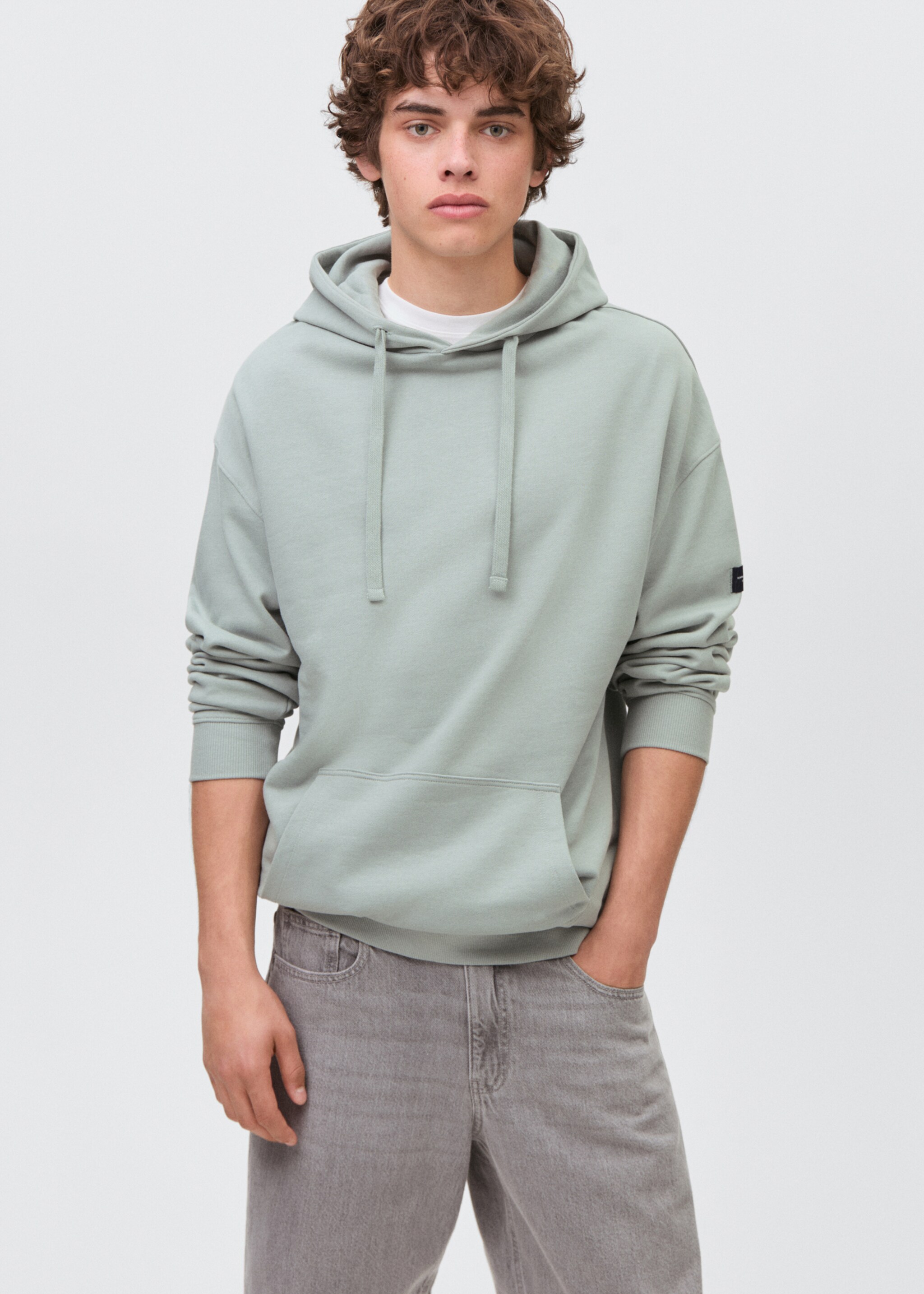 Baumwoll-Hoodie - Mittlere Ansicht