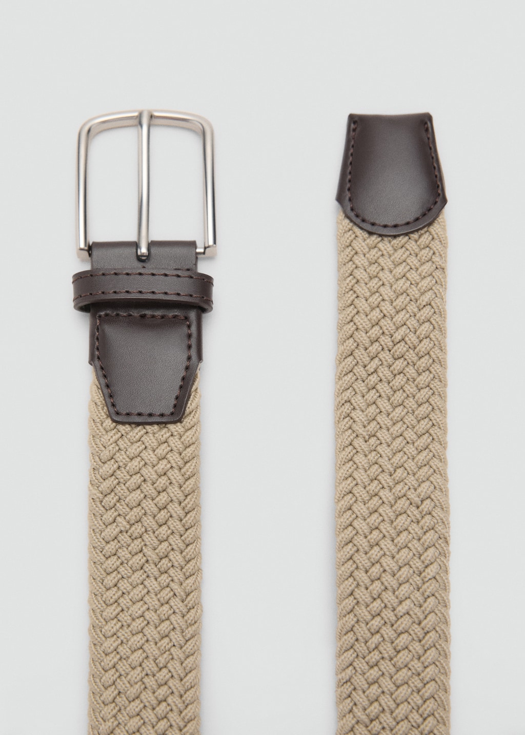 Braided elastic belt