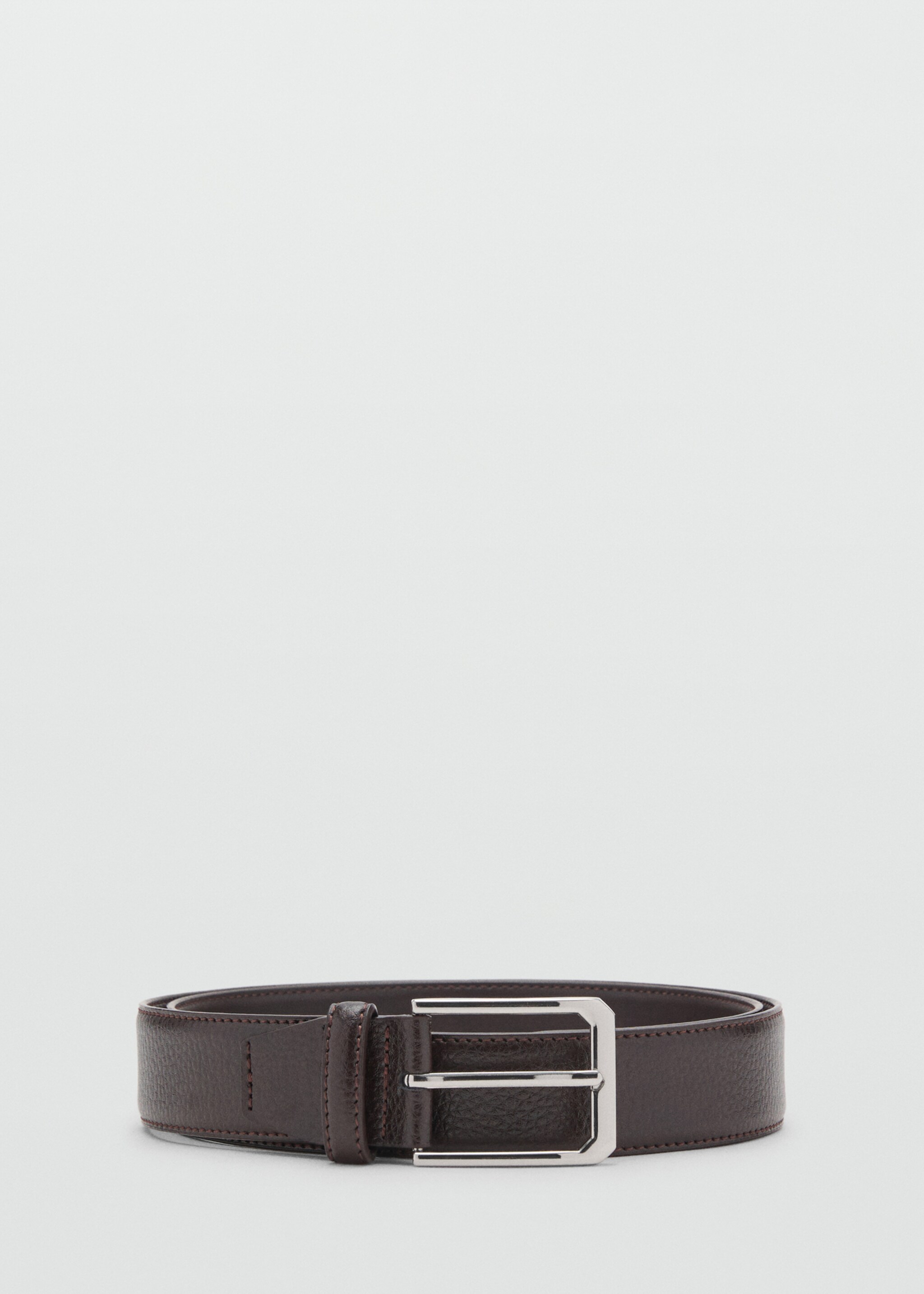 Ceinture 100 % cuir grainé - Article sans modèle