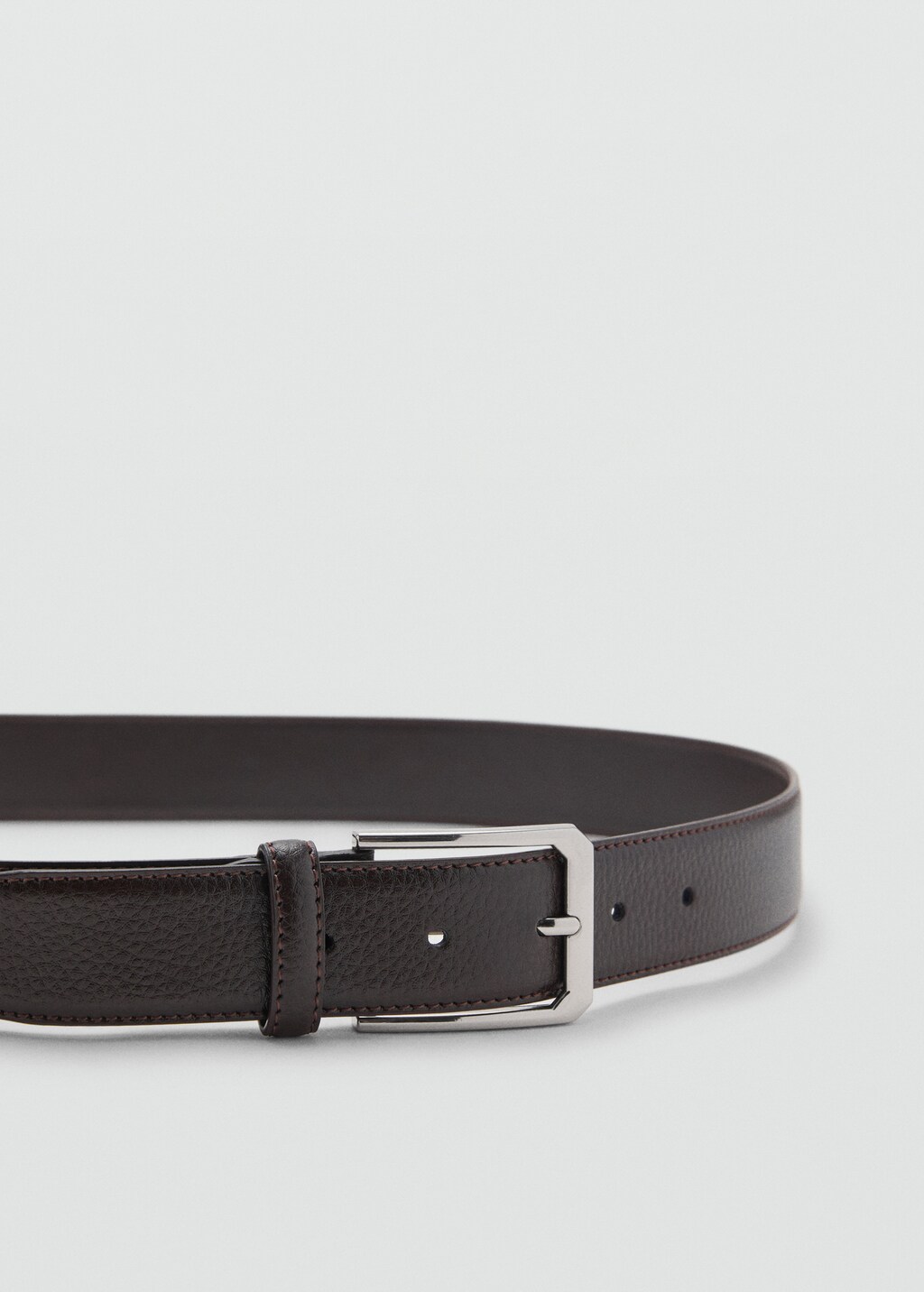 100% beaten leather belt