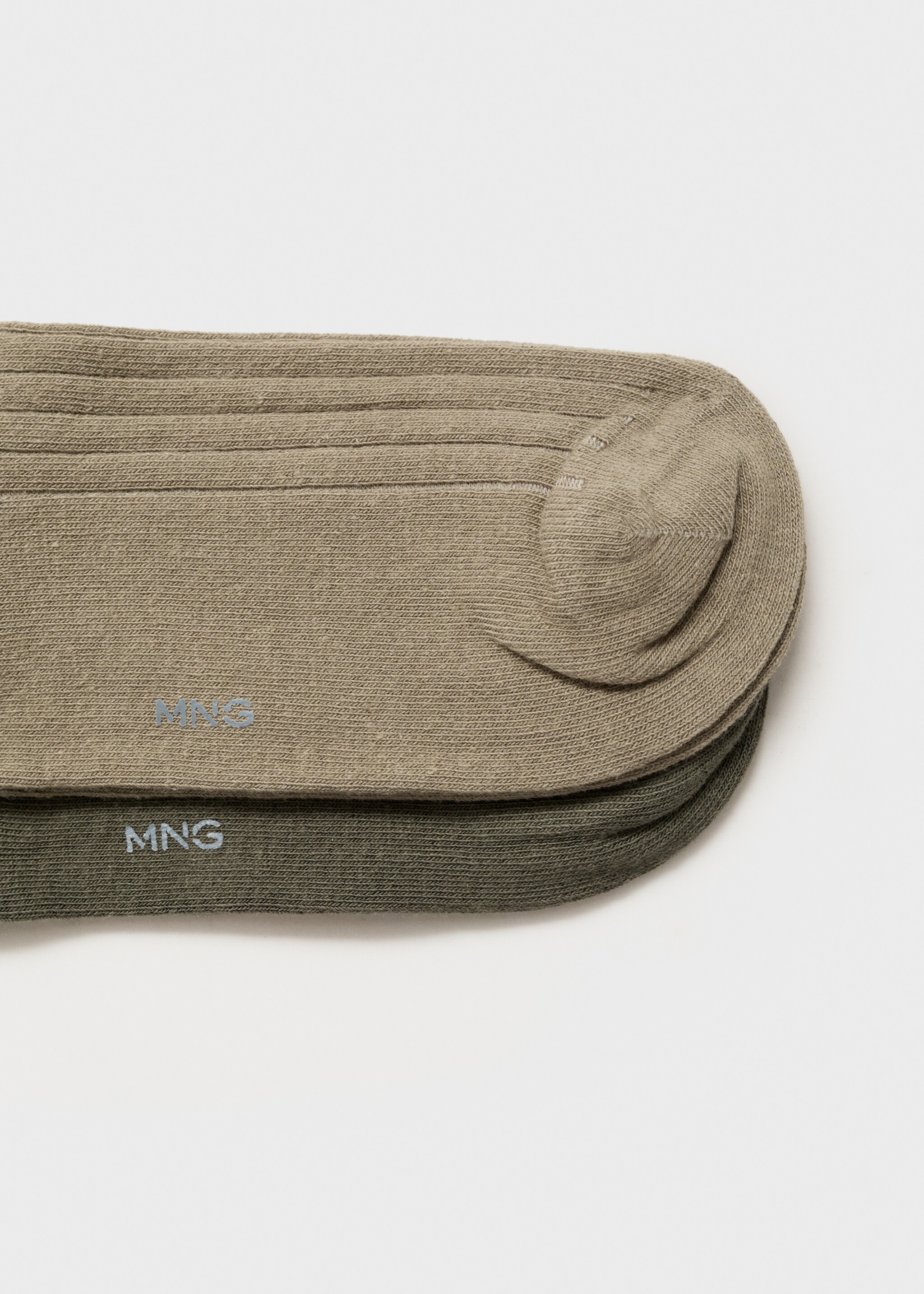 Pack of 2 ribbed cotton socks - Details of the article 0