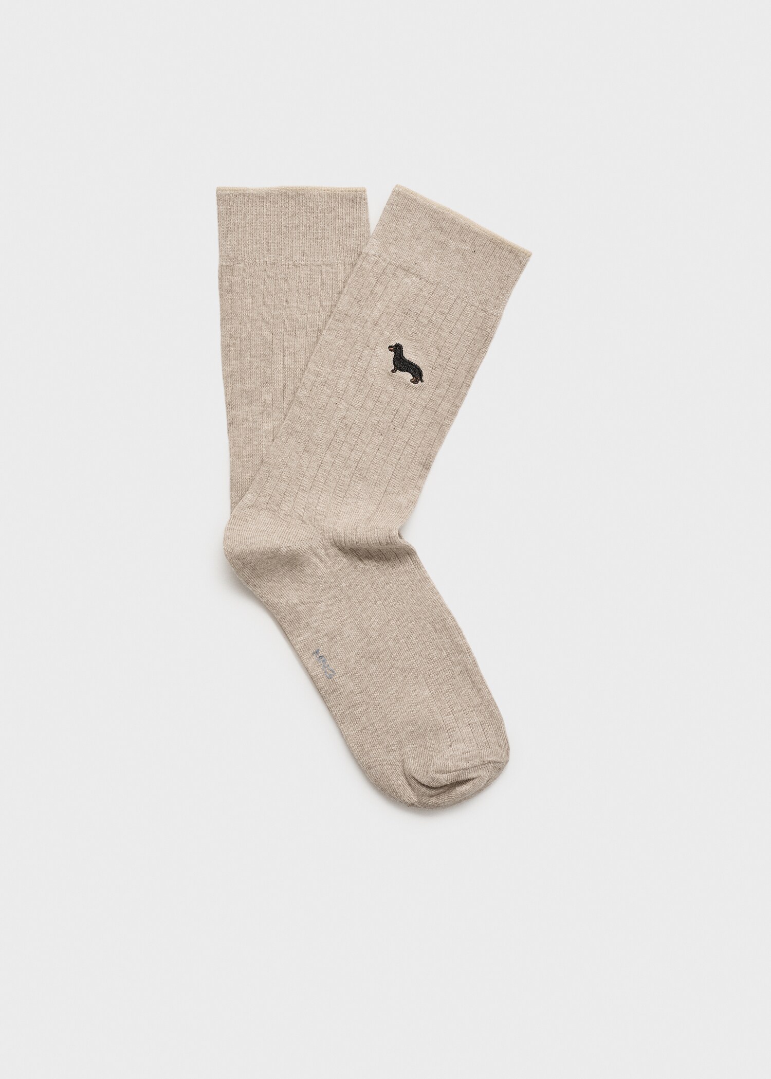 Embroidered cotton socks - Article without model