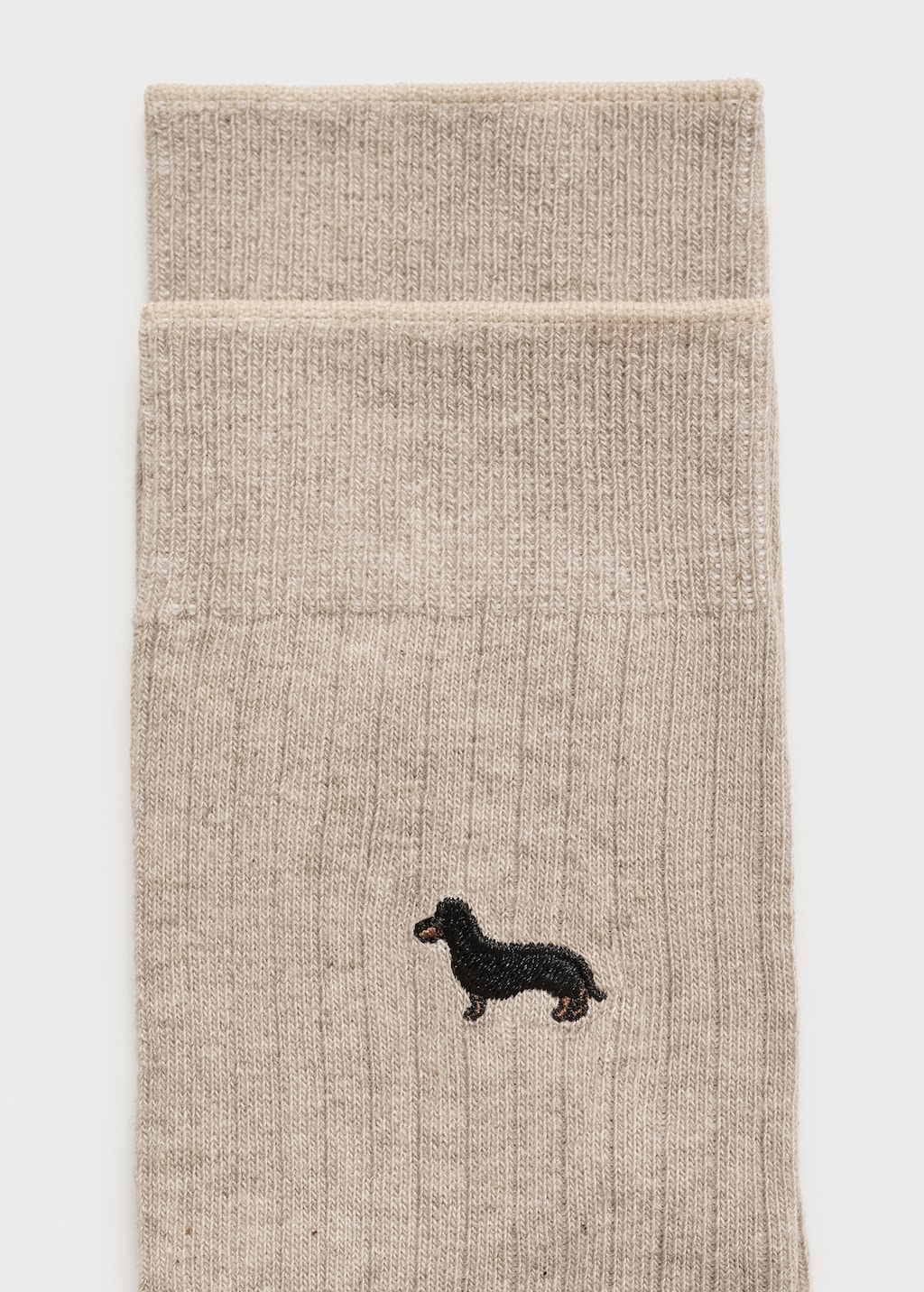 Embroidered cotton socks