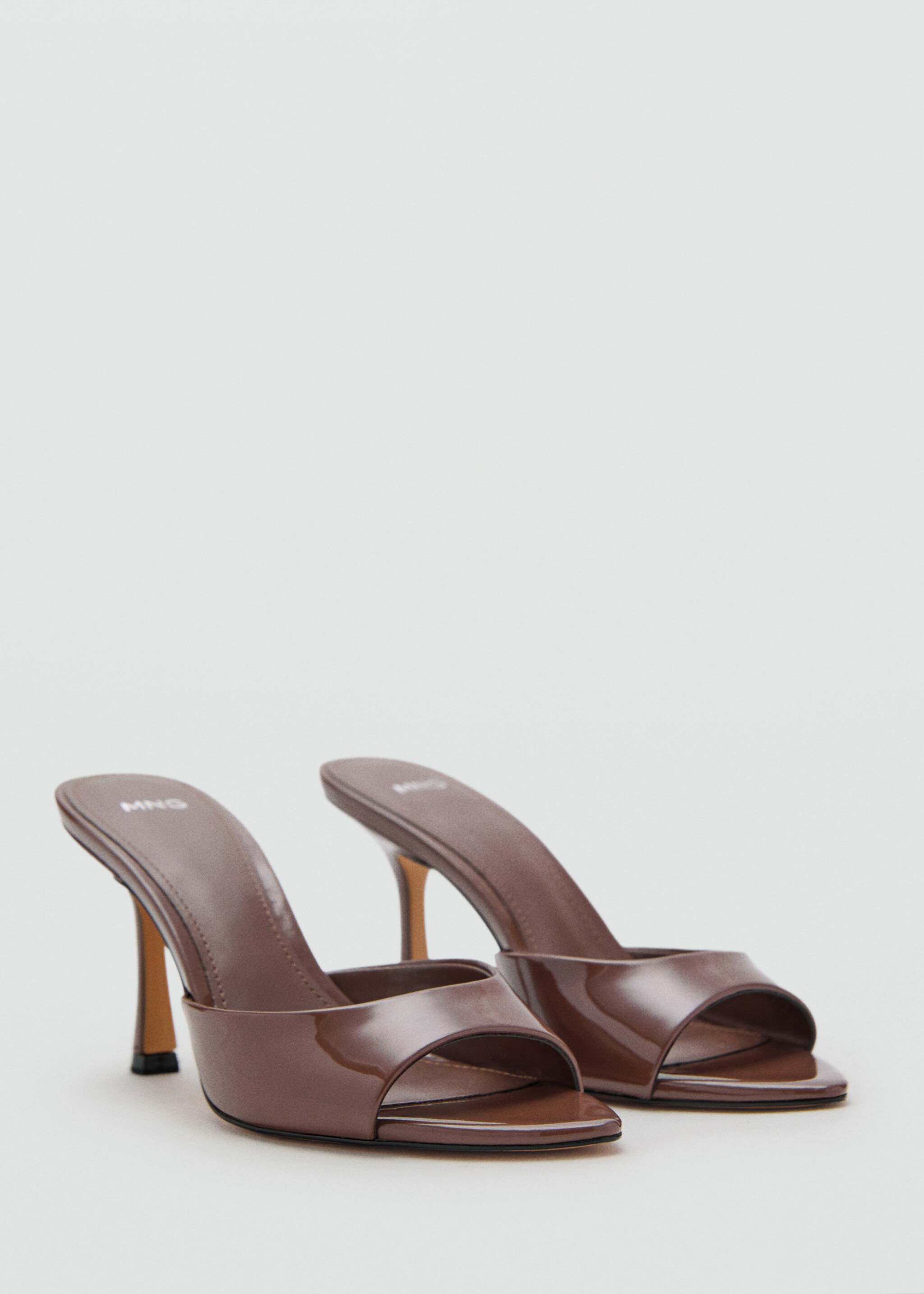 Sandales vernies talon - Plan moyen