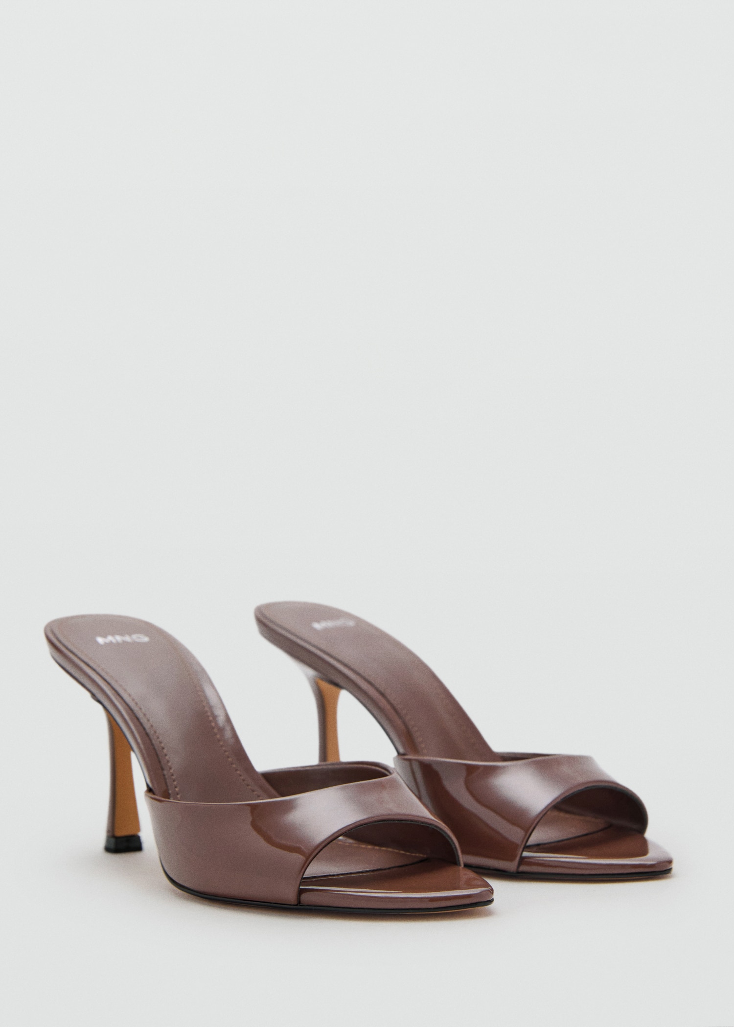Sandales vernies talon - Plan moyen