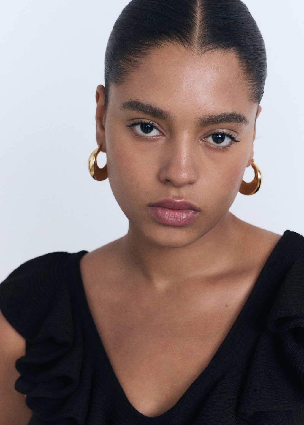 Ruffle knit top - Women | MANGO USA