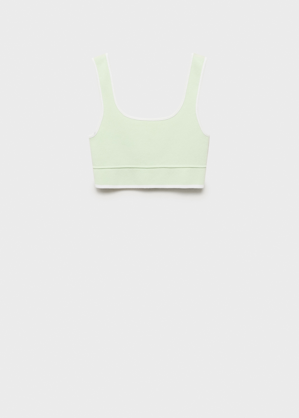Knitted top with contrasting trim - image 5