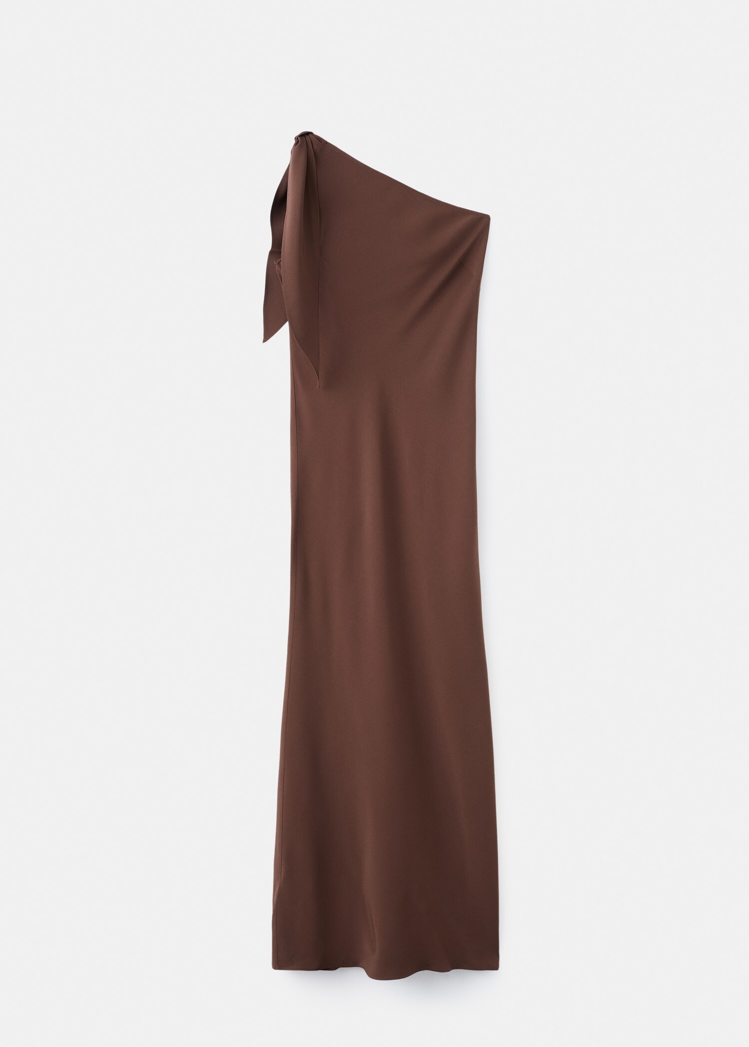 Vestido asimétrico tirante nudo - Artículo sin modelo