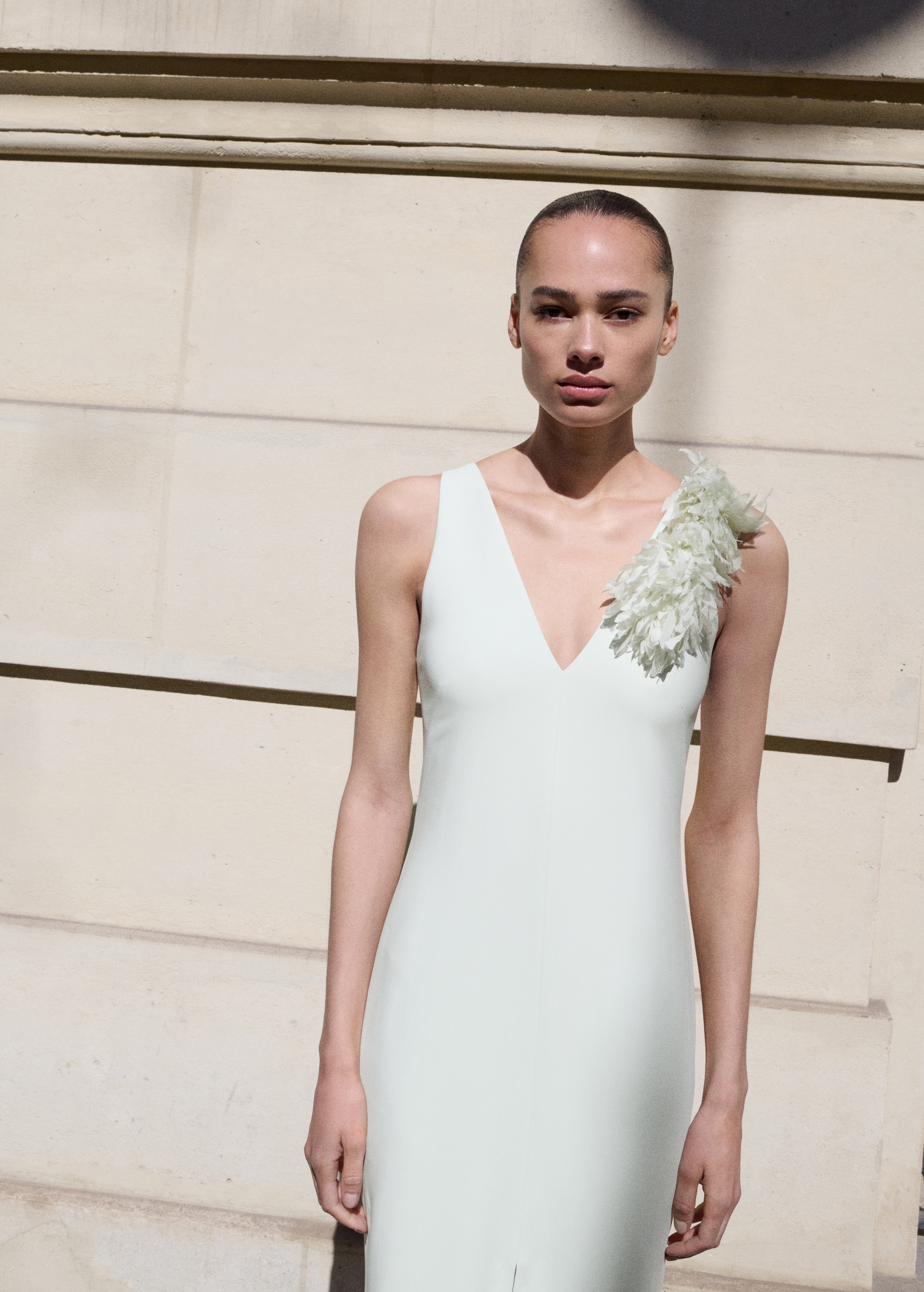 Floral dress with slit detail - Medium plane
