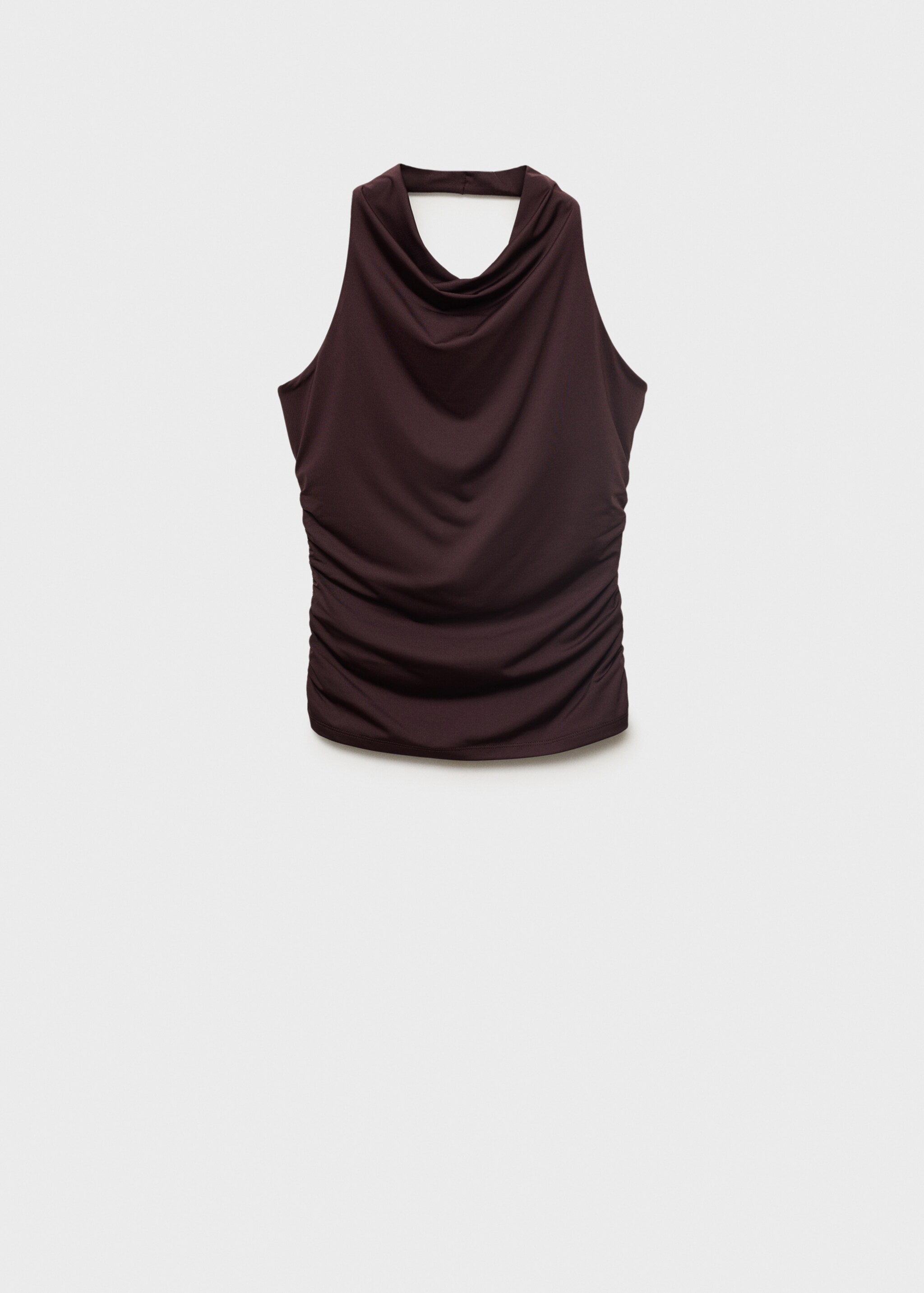 Top halter drapeado - Artículo sin modelo