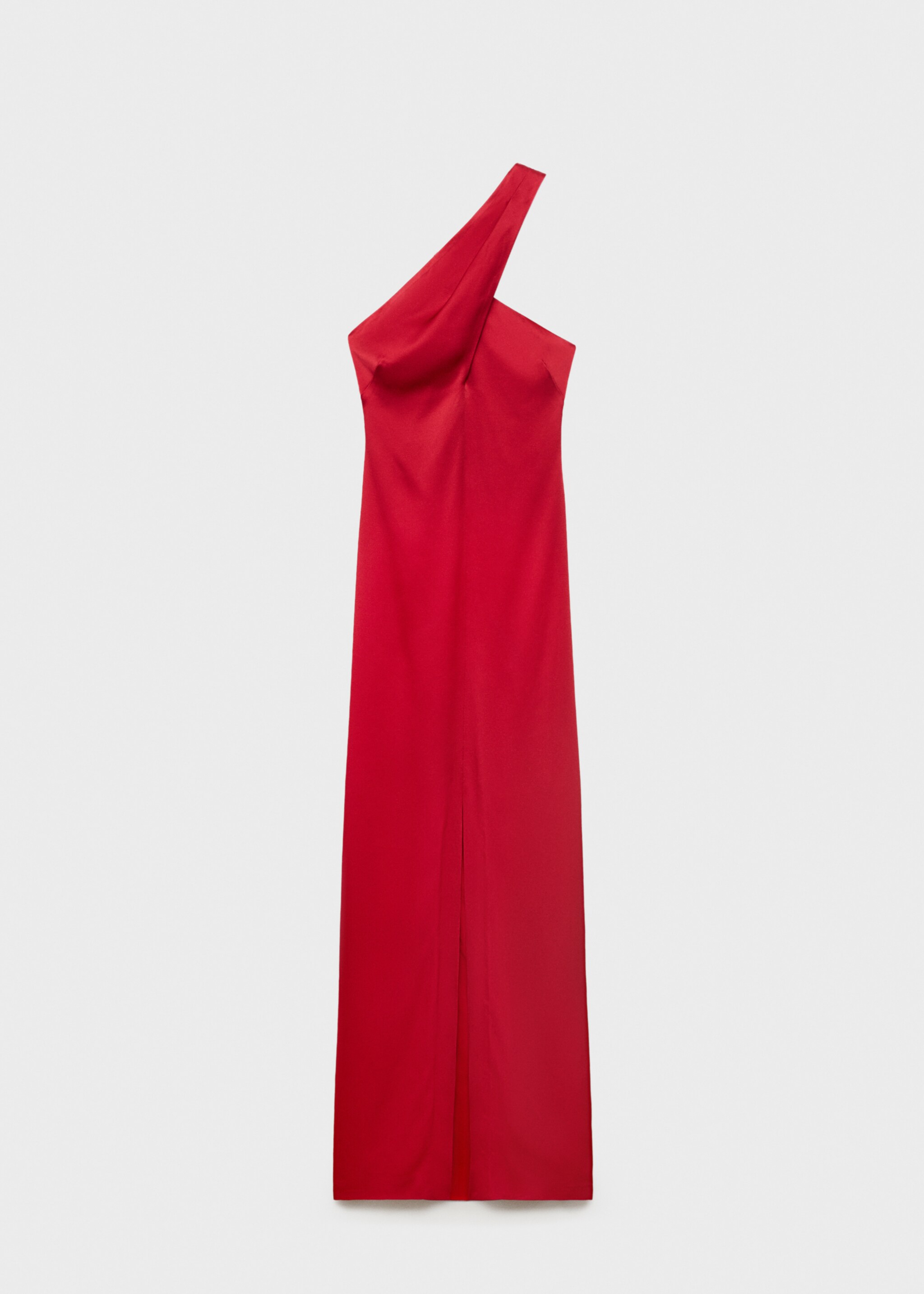Kleid mit überkreuztem Ausschnitt und Schlitz - Artikel ohne Model