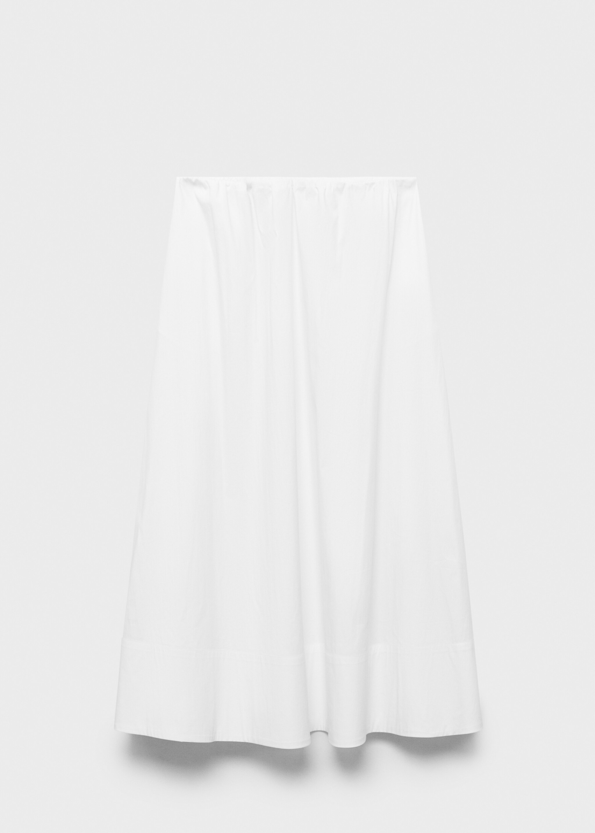 Flared cotton skirt - Article without model