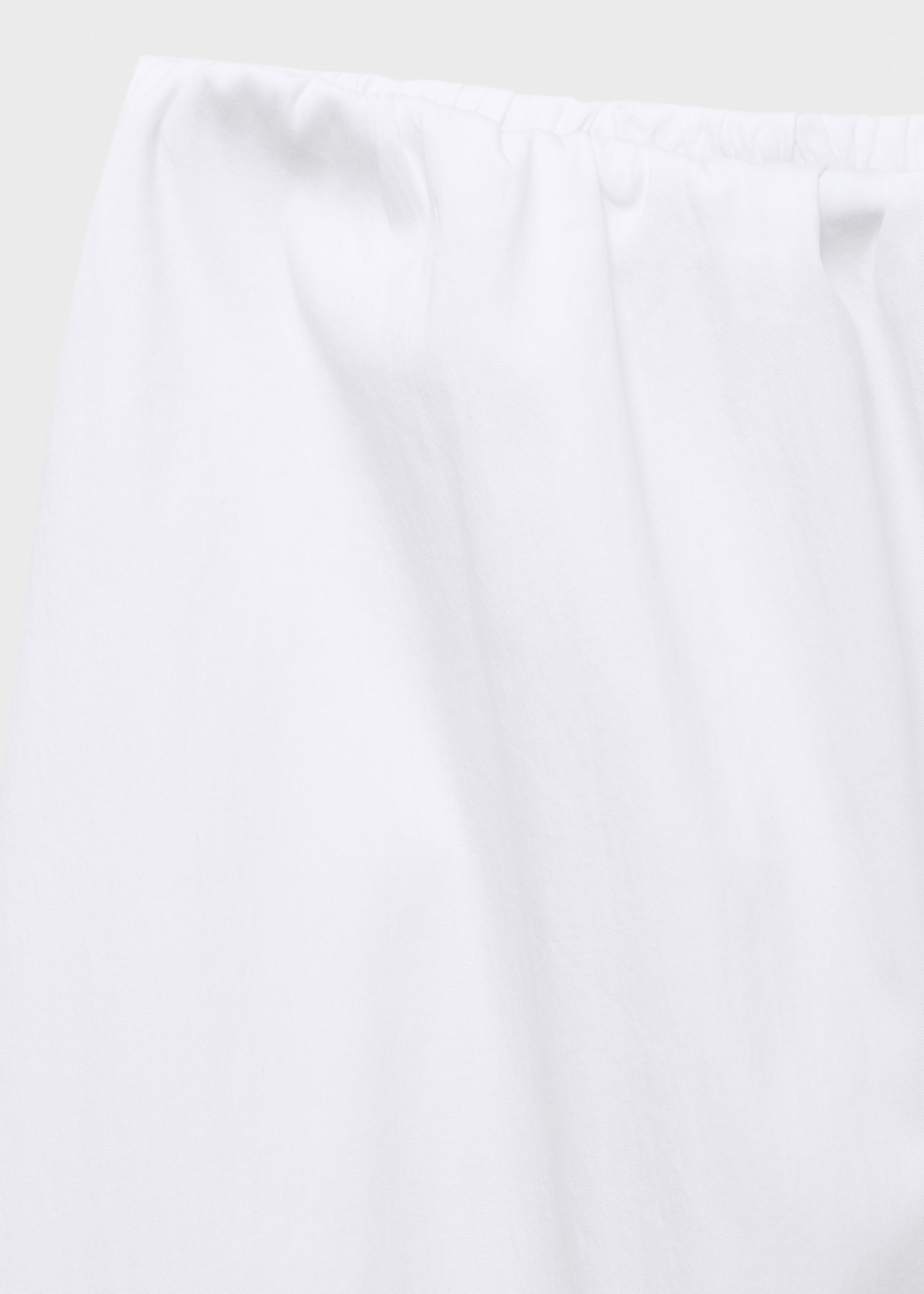 Flared cotton skirt - Details of the article 0