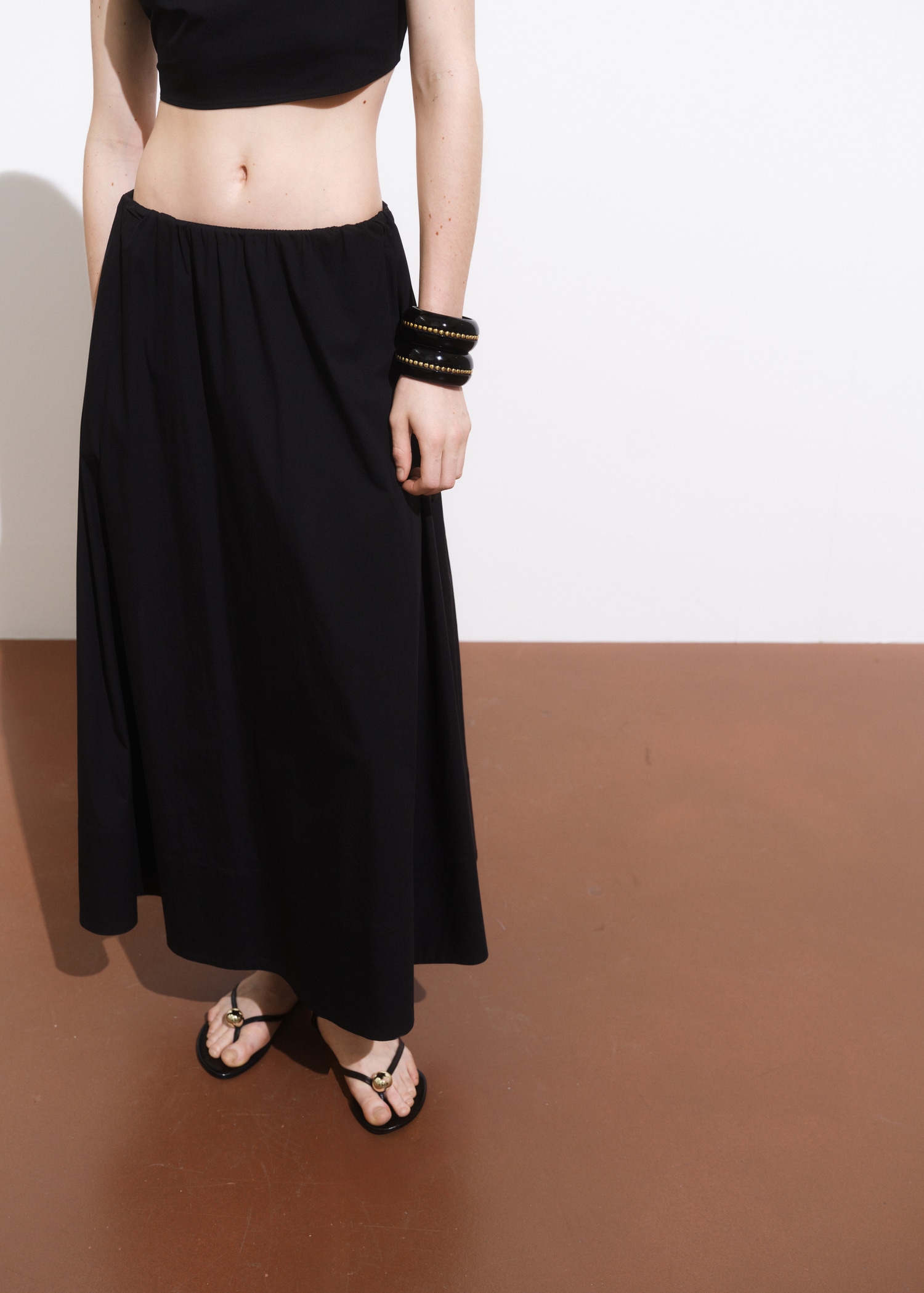 Flared cotton skirt Women MANGO Philippines