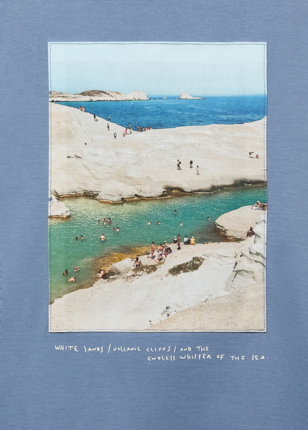 T-shirt with printed patch