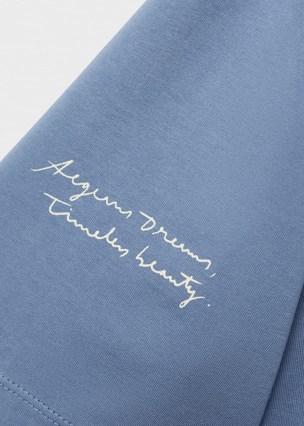 T-shirt with printed patch