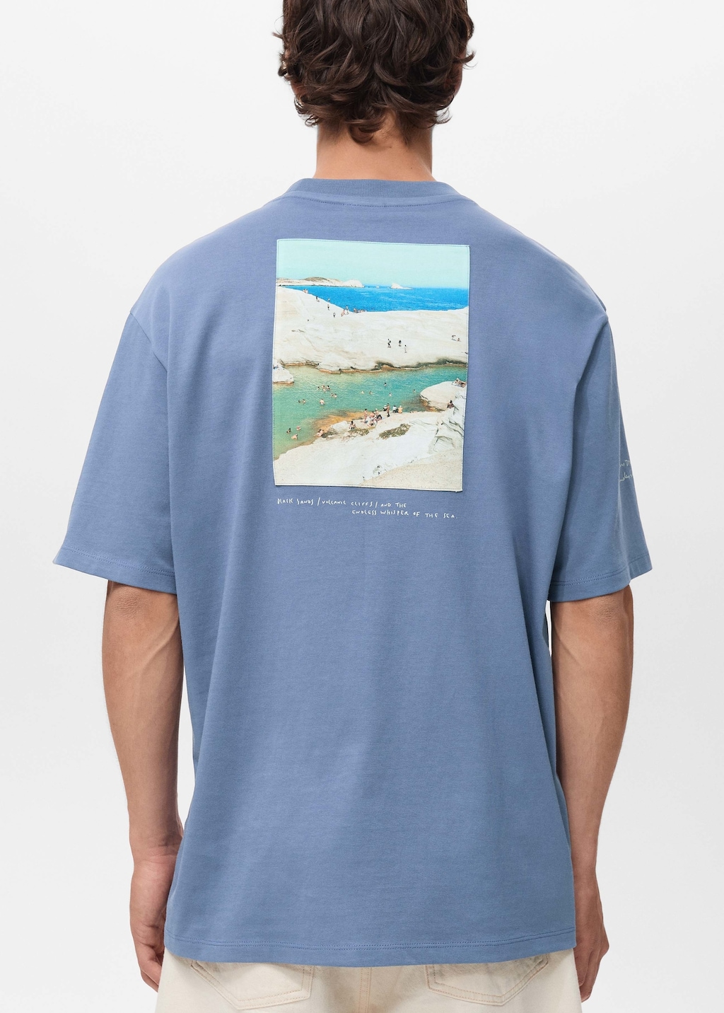 T-shirt with printed patch