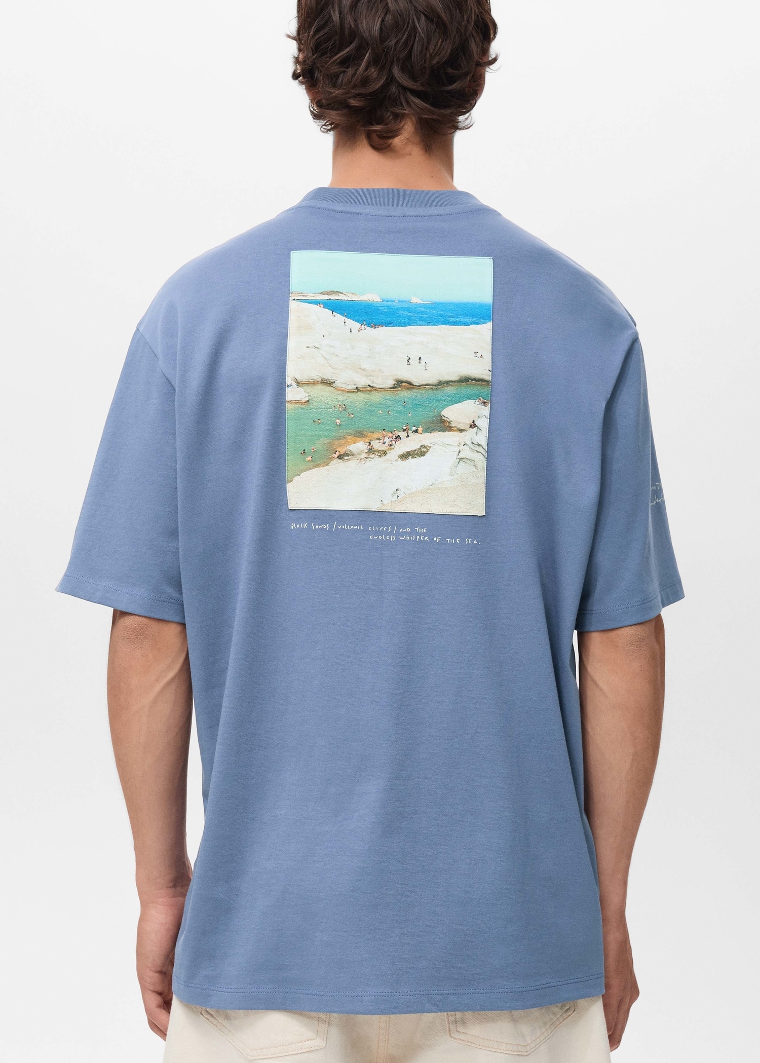 T-shirt with printed patch - Reverse of the article