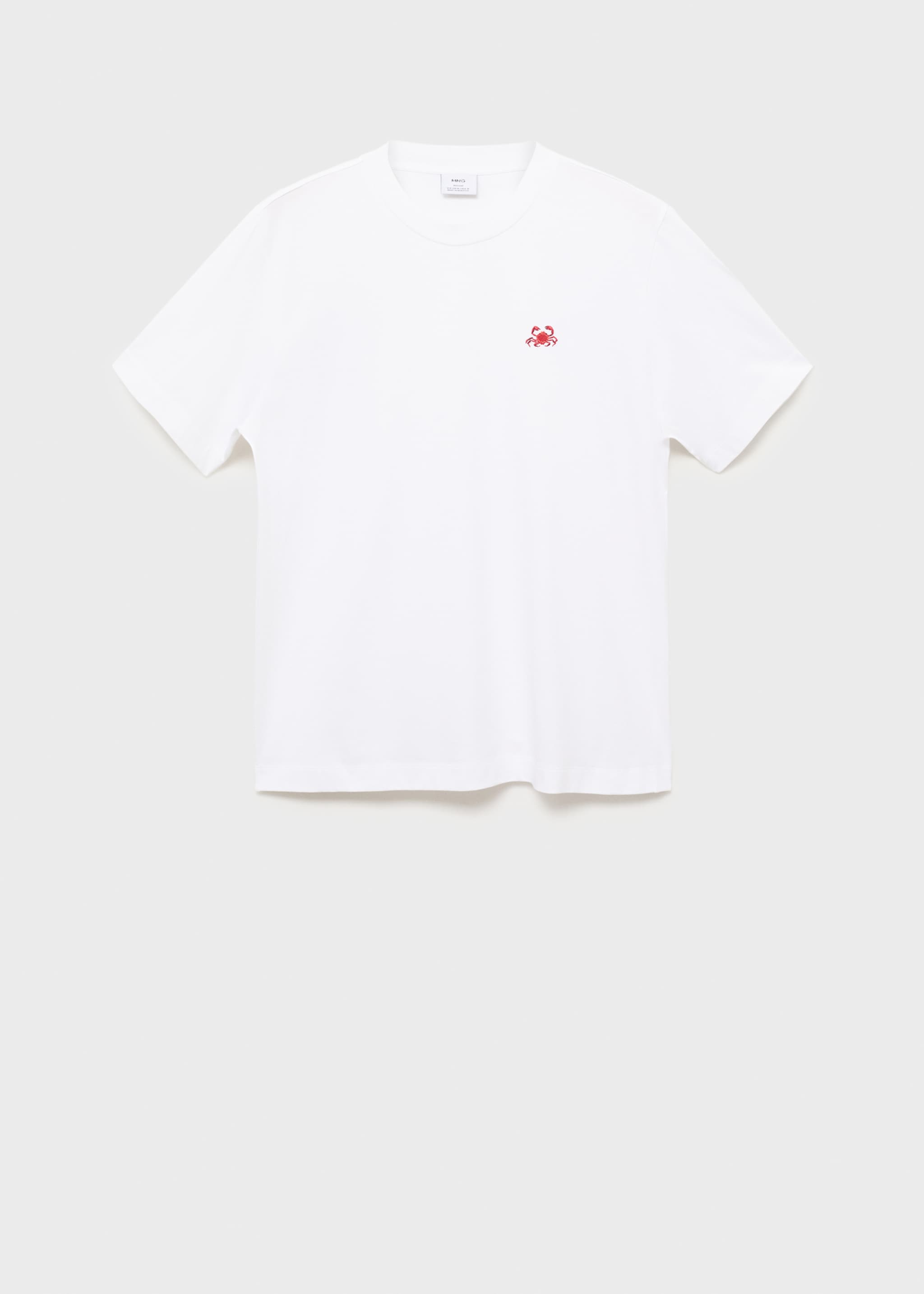 Camiseta 100% algodón detalle bordado - Artículo sin modelo
