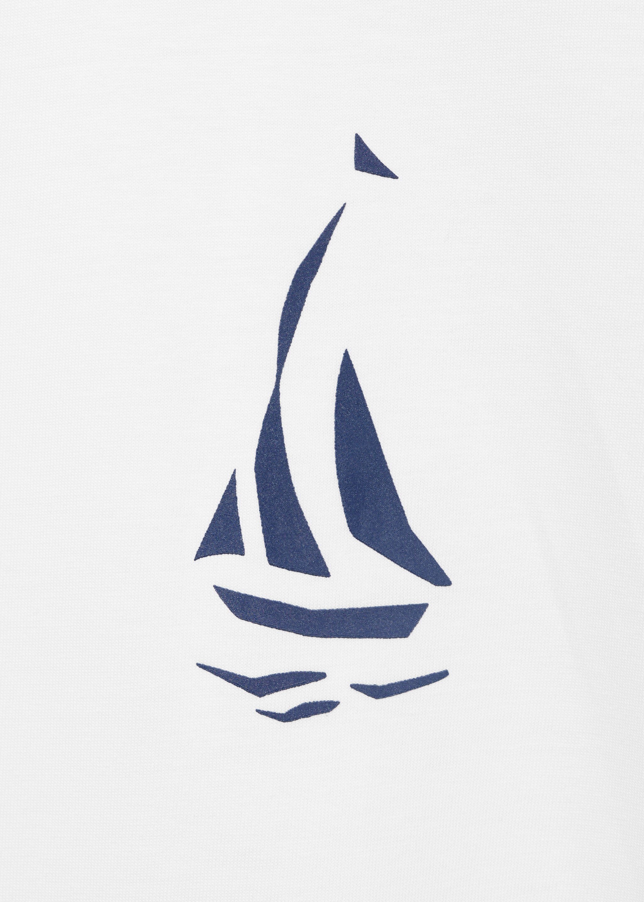 T-shirt 100% katoen met borstprint - Detail van het artikel 0