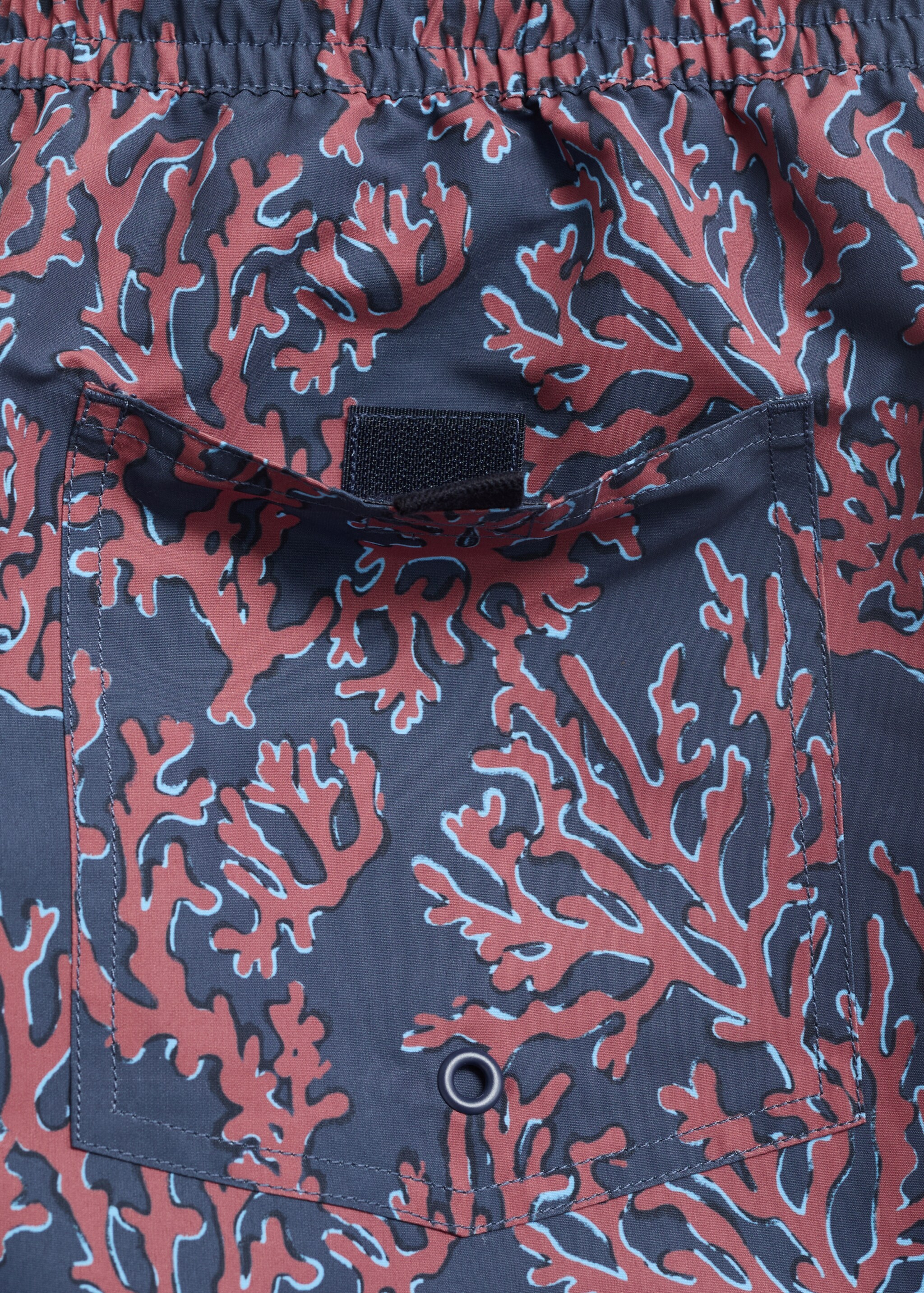 Swimsuit with coral print - Details of the article 0