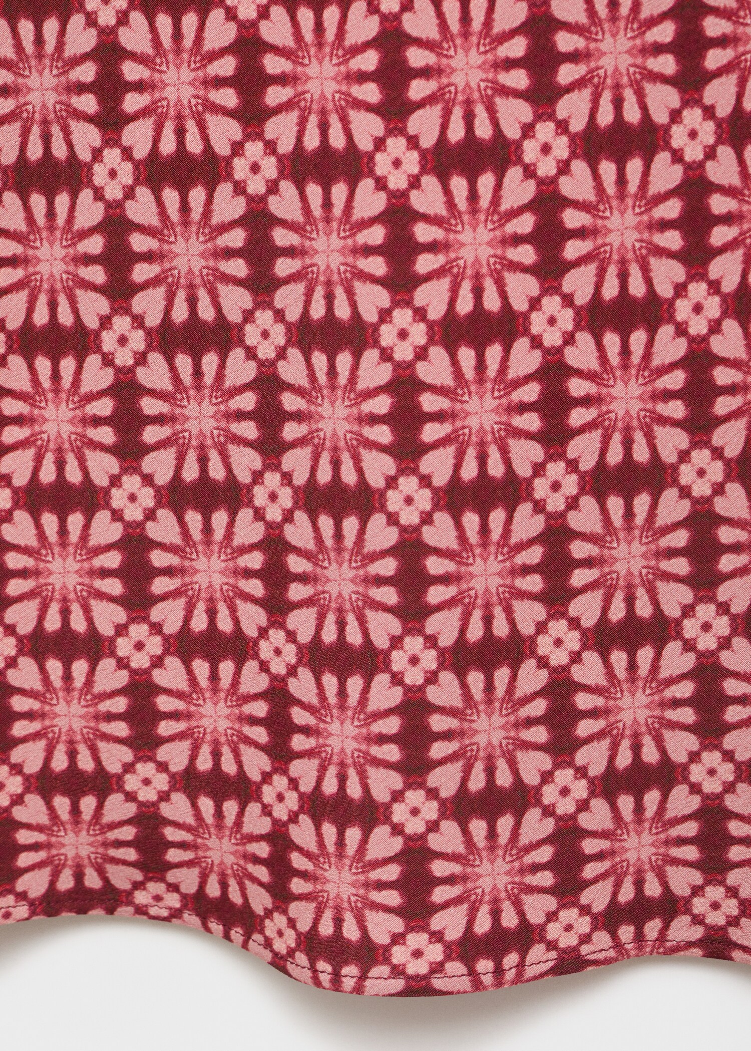 Flowy printed skirt - Details of the article 0