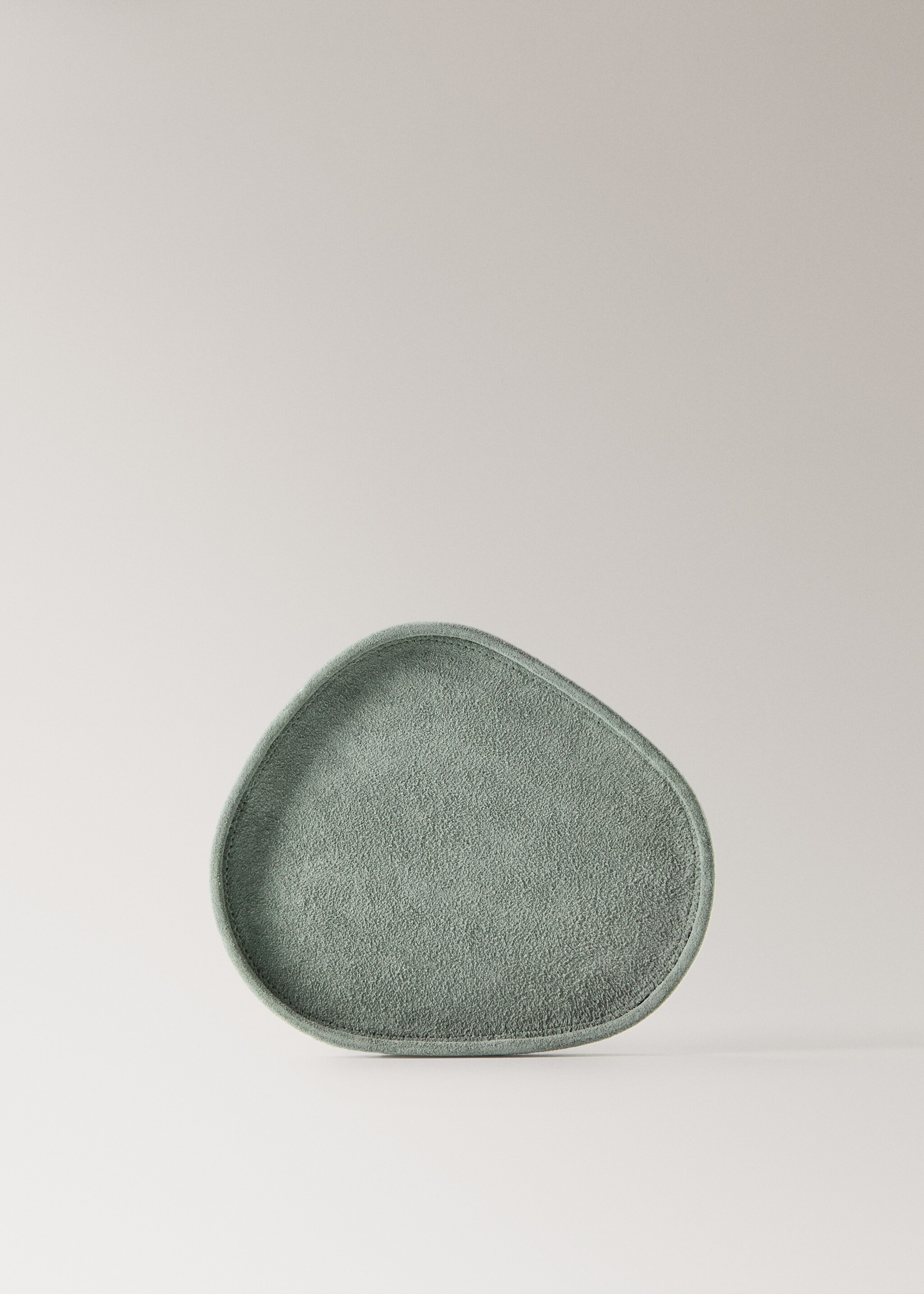 Medium leather tray - Article without model, Forest Green. Ref: 17011294-00.